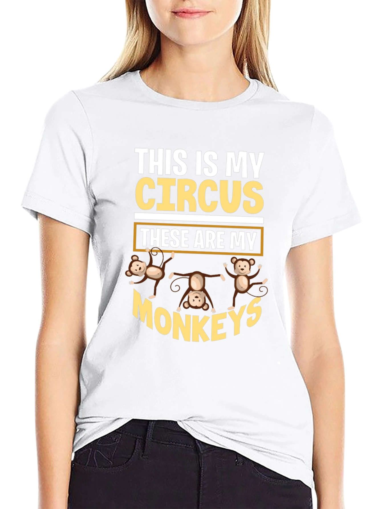 This is My Circus Monkey Graphic Tee
