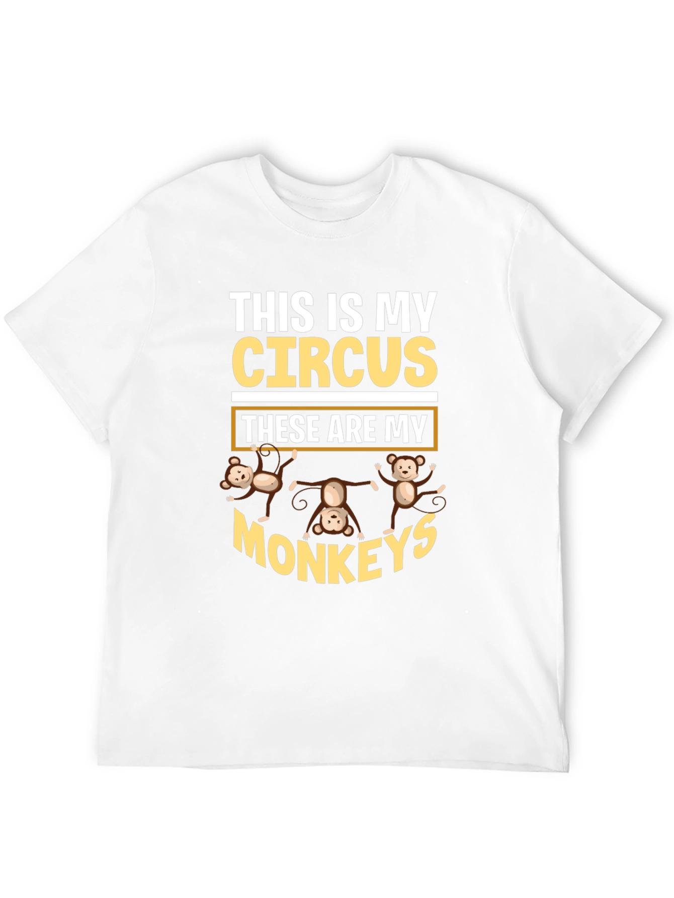 This is My Circus Monkey Graphic Tee