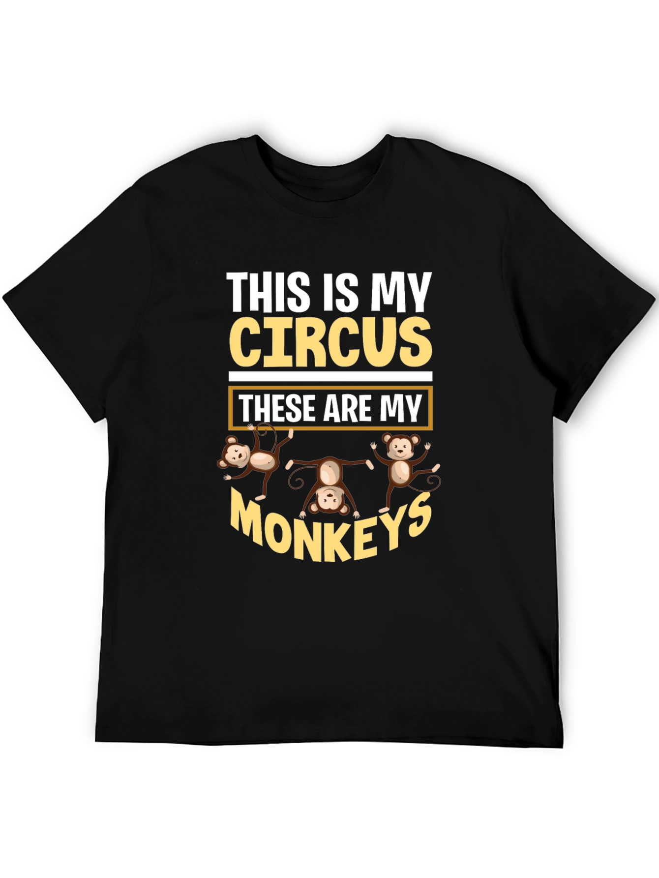 This is My Circus Monkey Graphic Tee