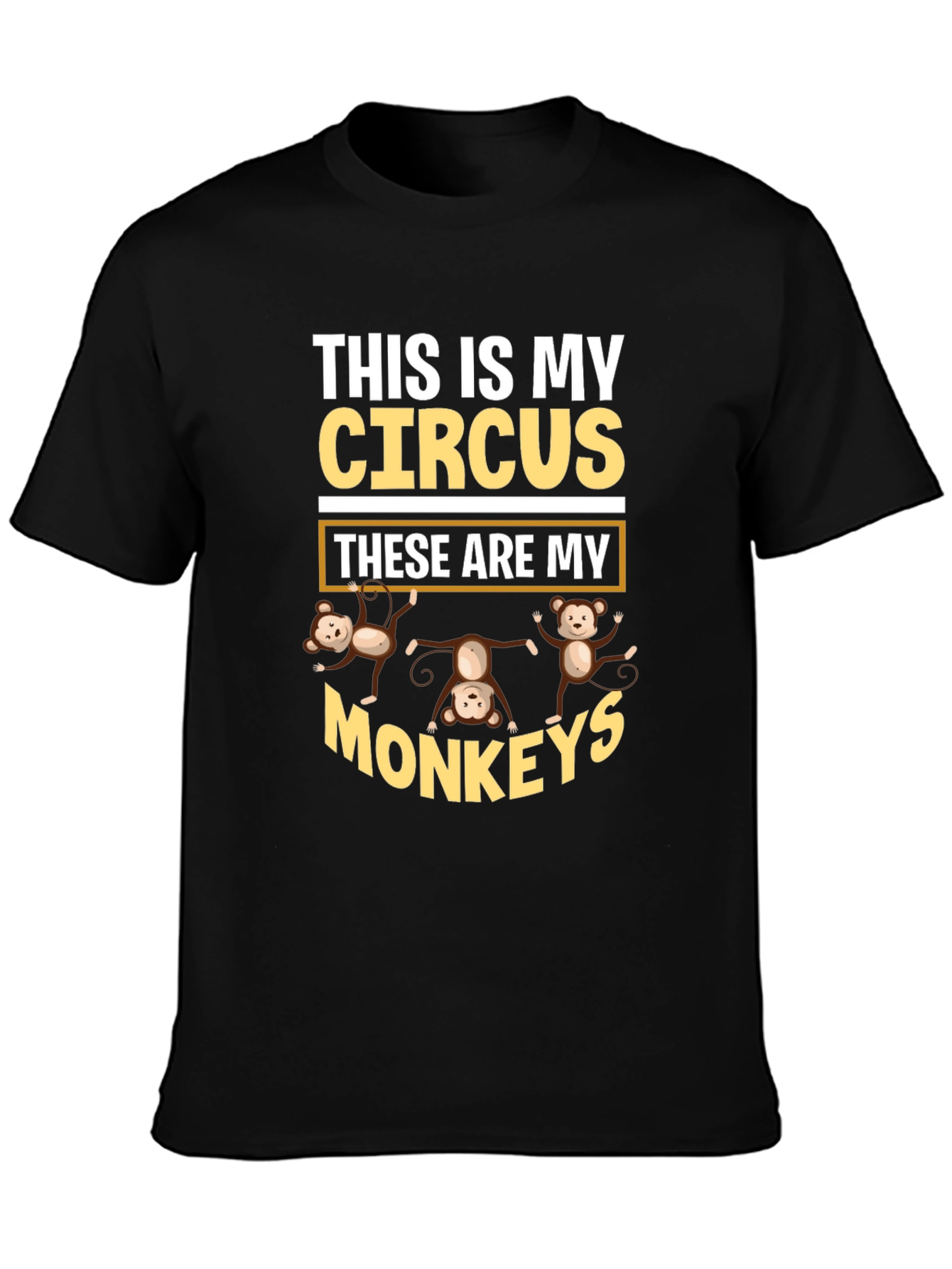 This is My Circus Monkey Graphic Tee