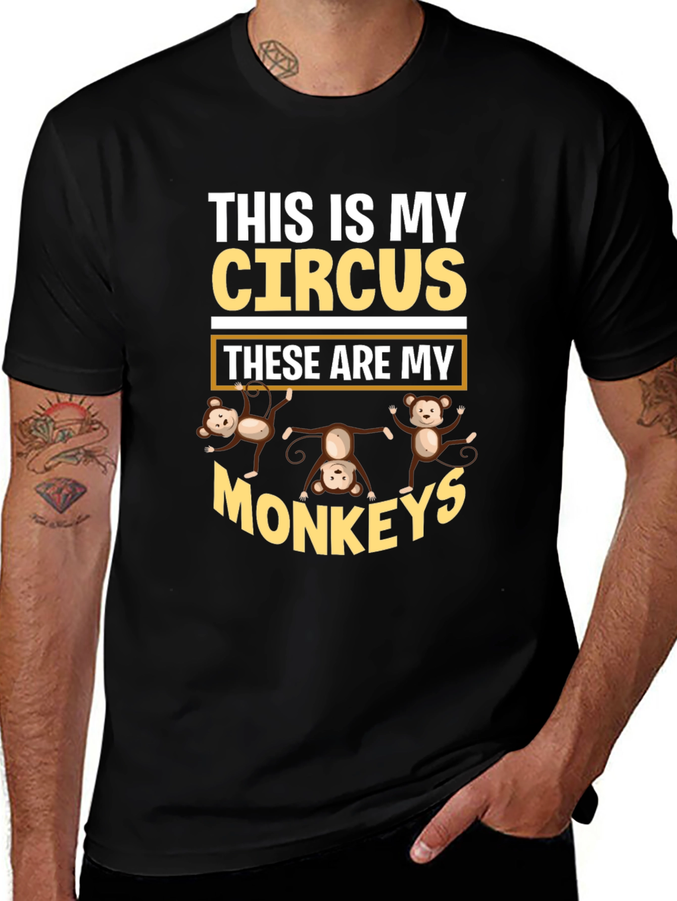 This is My Circus Monkey Graphic Tee