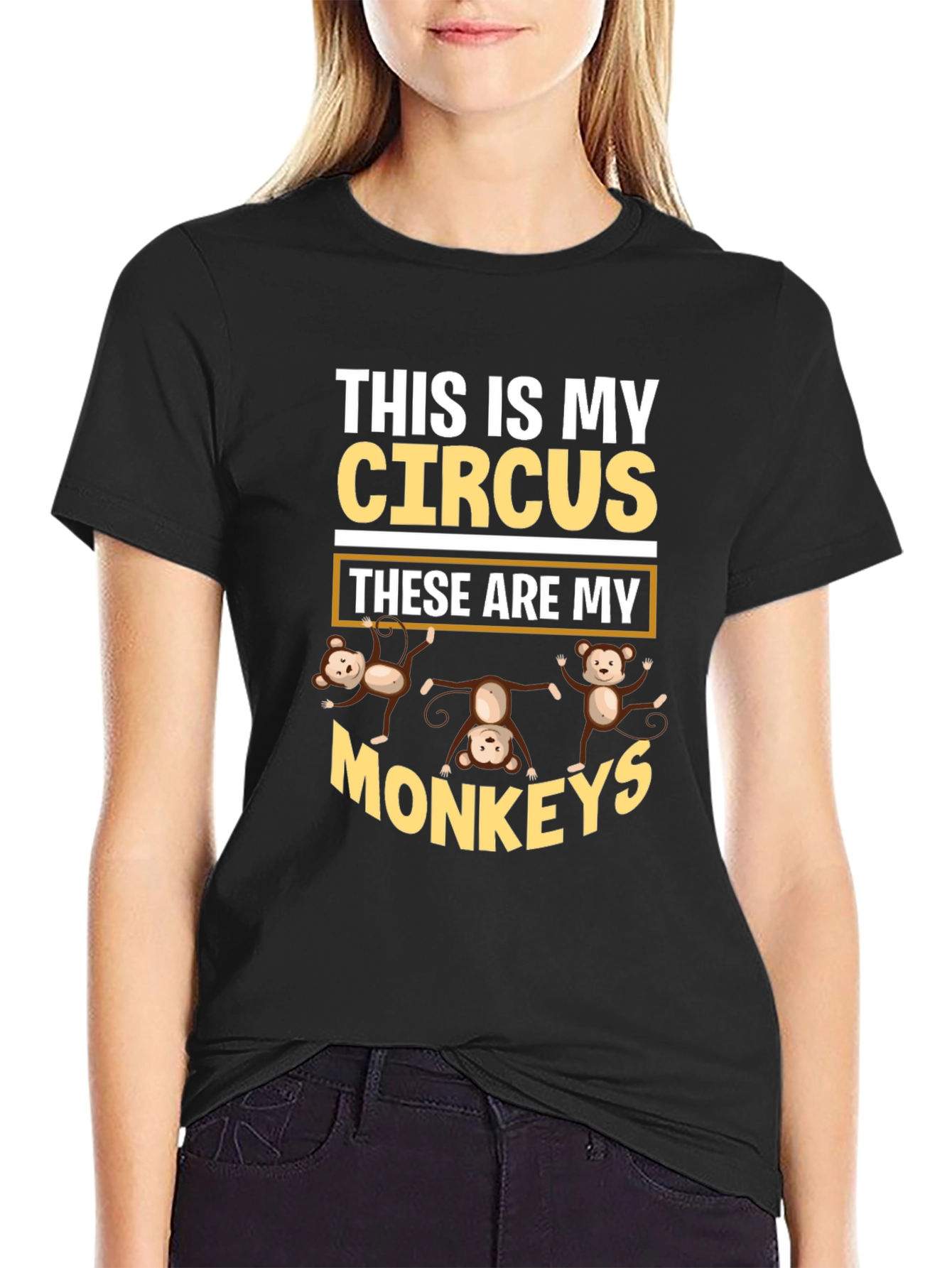 This is My Circus Monkey Graphic Tee