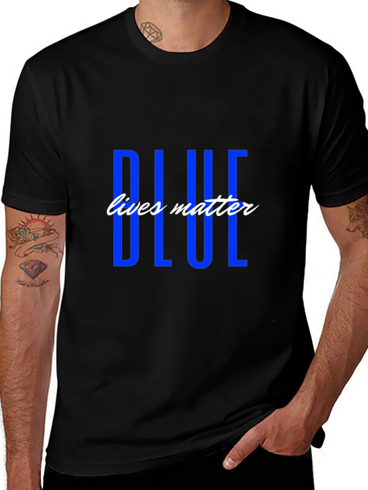 Blue Lives Matter Graphic T-Shirt