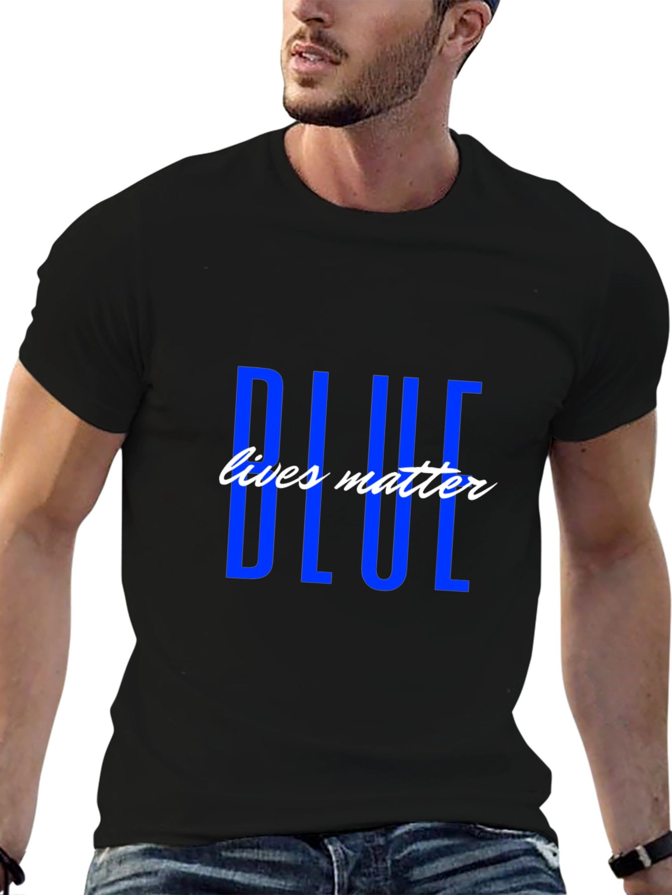 Blue Lives Matter Graphic T-Shirt