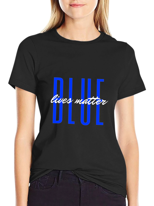 Blue Lives Matter Graphic T-Shirt