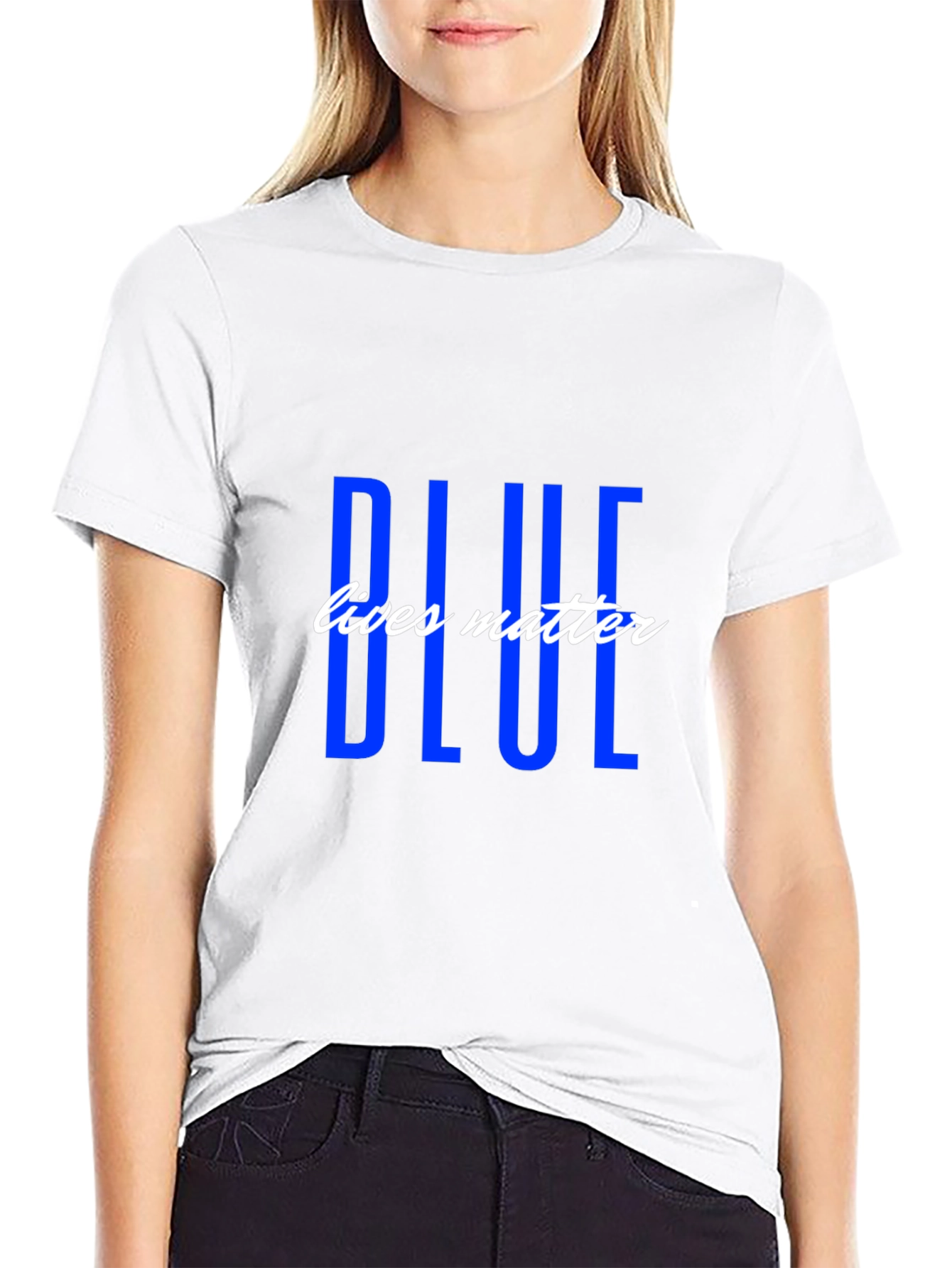 Blue Lives Matter Graphic T-Shirt