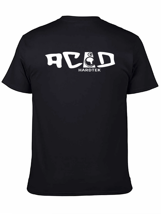 Acid Hardtek Black Graphic Tee