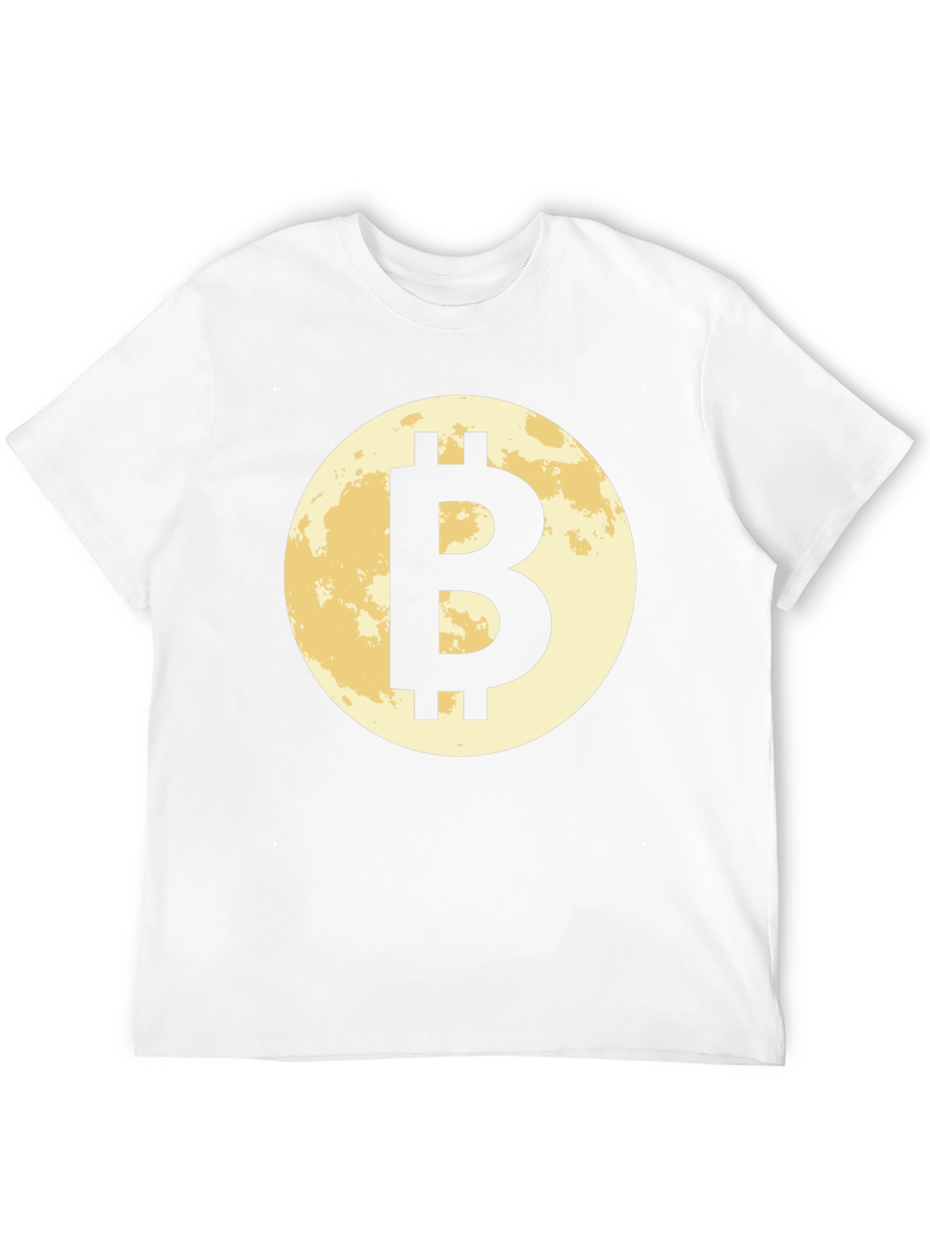 Bitcoin Moon Black T-Shirt Cryptocurrency BTC Crypto
