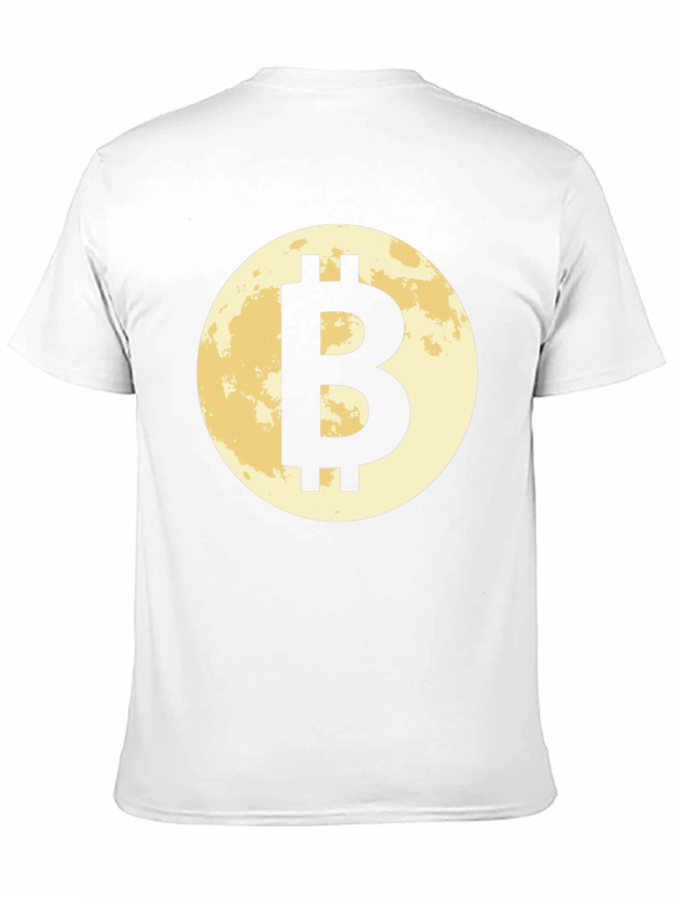 Bitcoin Moon Black T-Shirt Cryptocurrency BTC Crypto