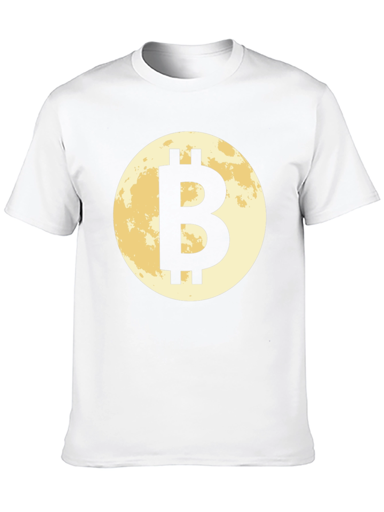 Bitcoin Moon Black T-Shirt Cryptocurrency BTC Crypto