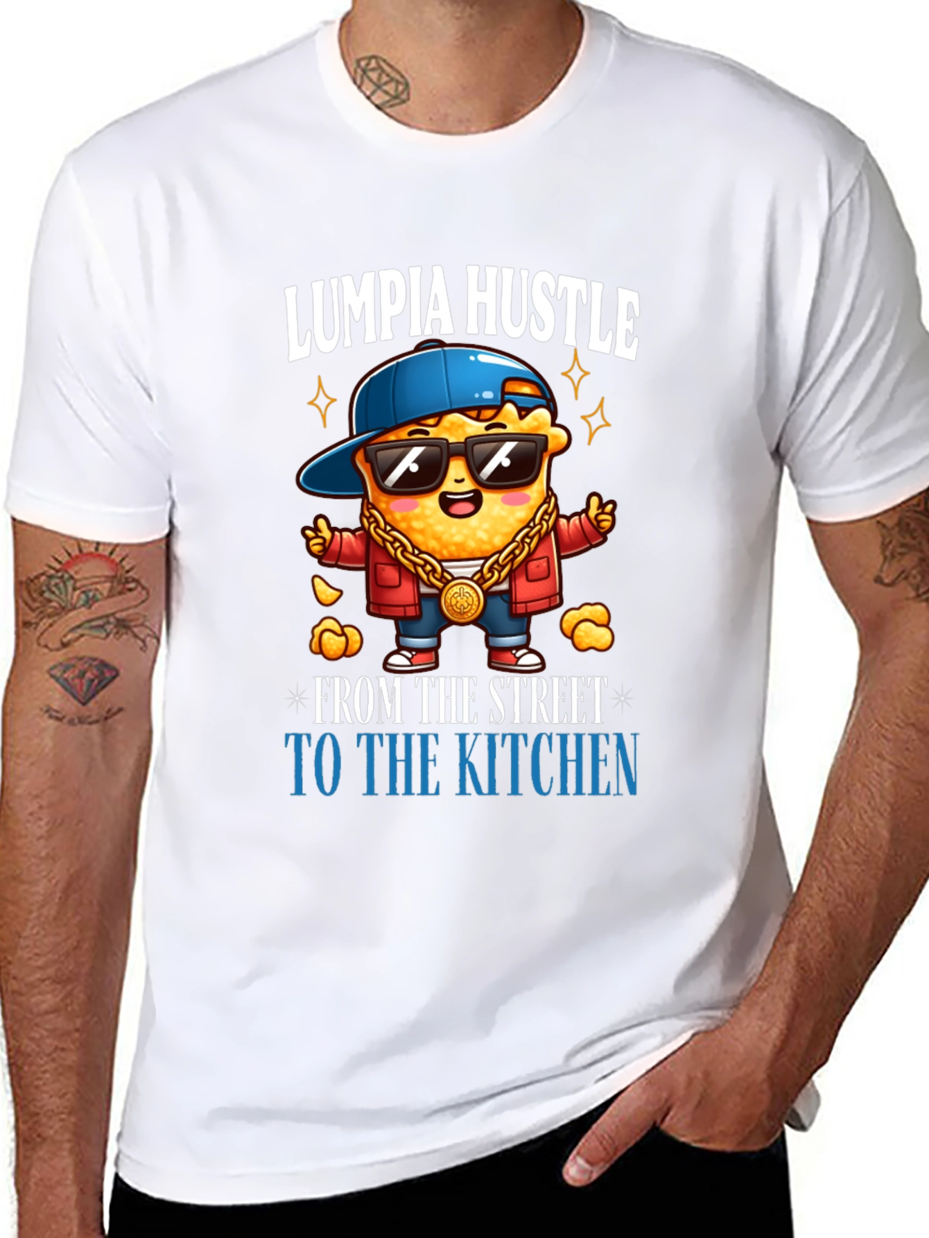 Lumpia Hustle Graphic Tee - Street to Kitchen