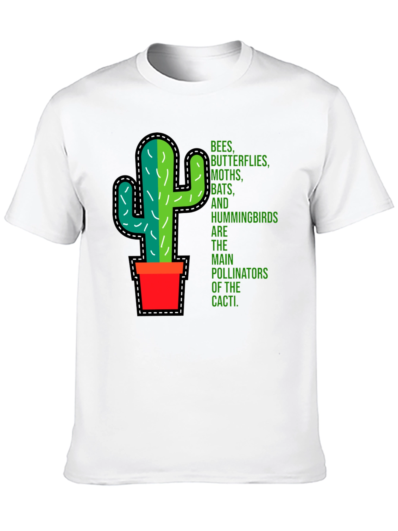 Cactus Pollinators Graphic T-Shirt