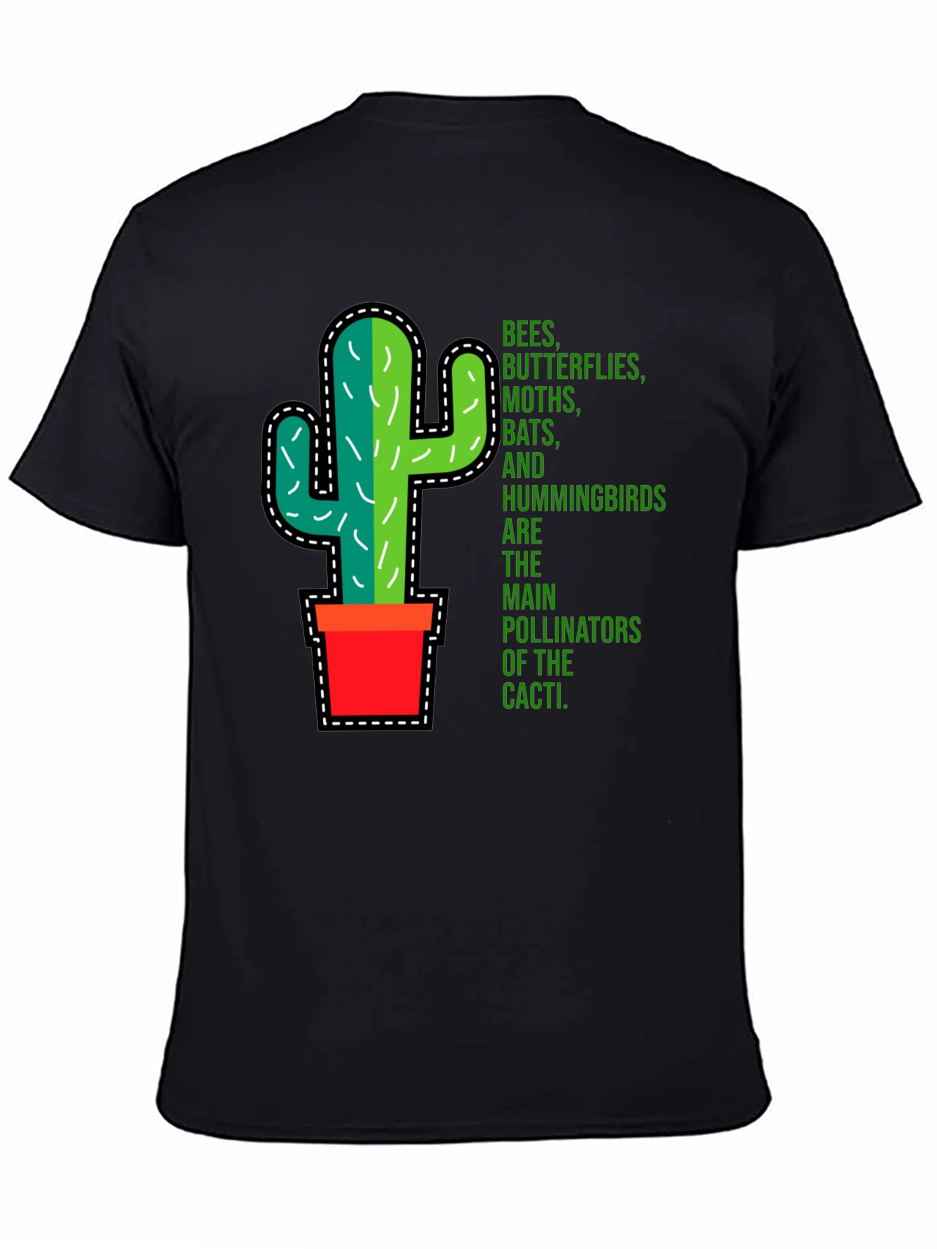 Cactus Pollinators Graphic T-Shirt