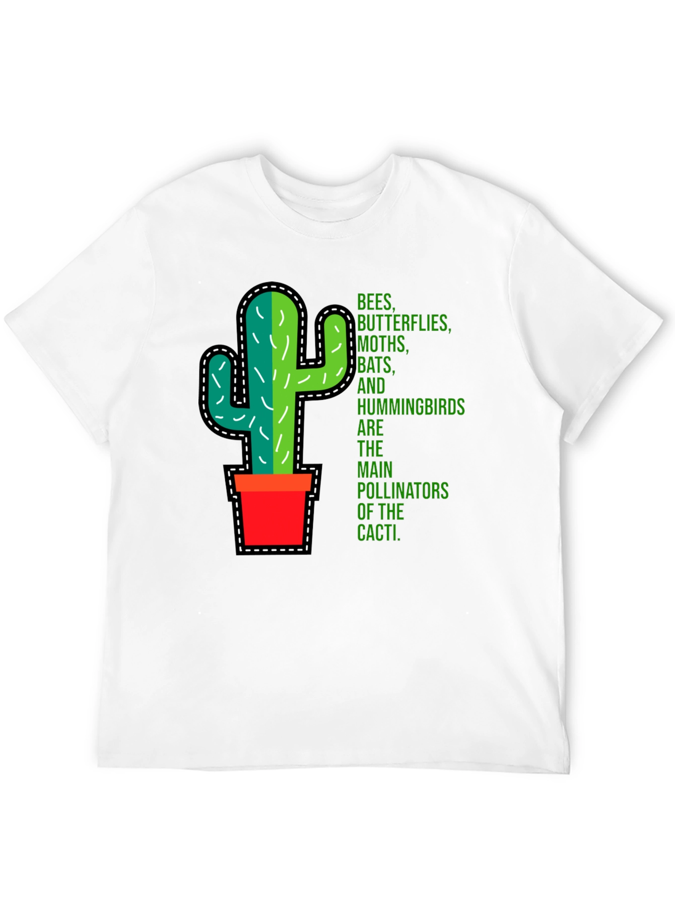 Cactus Pollinators Graphic T-Shirt
