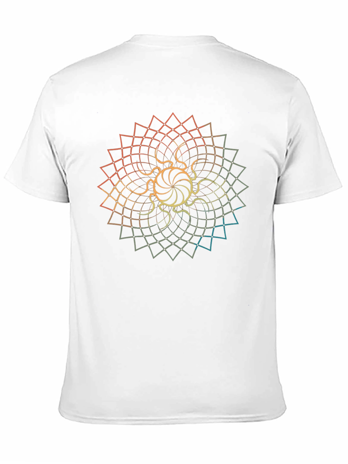 Geometric Mandala Graphic Tee - Stylish Comfort
