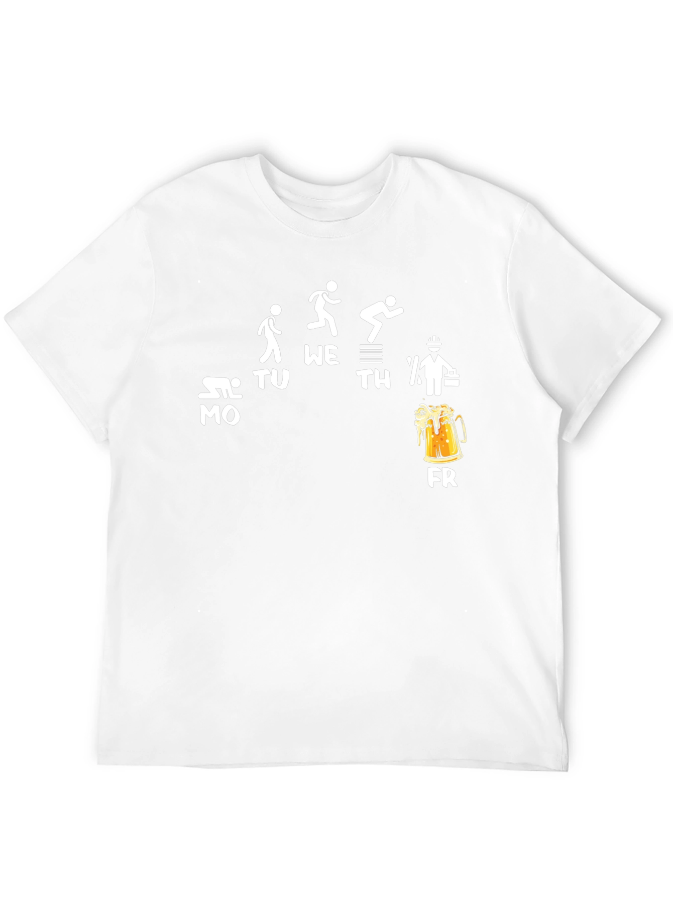 Funny Work Week Beer Friday Graphic T-Shirt
