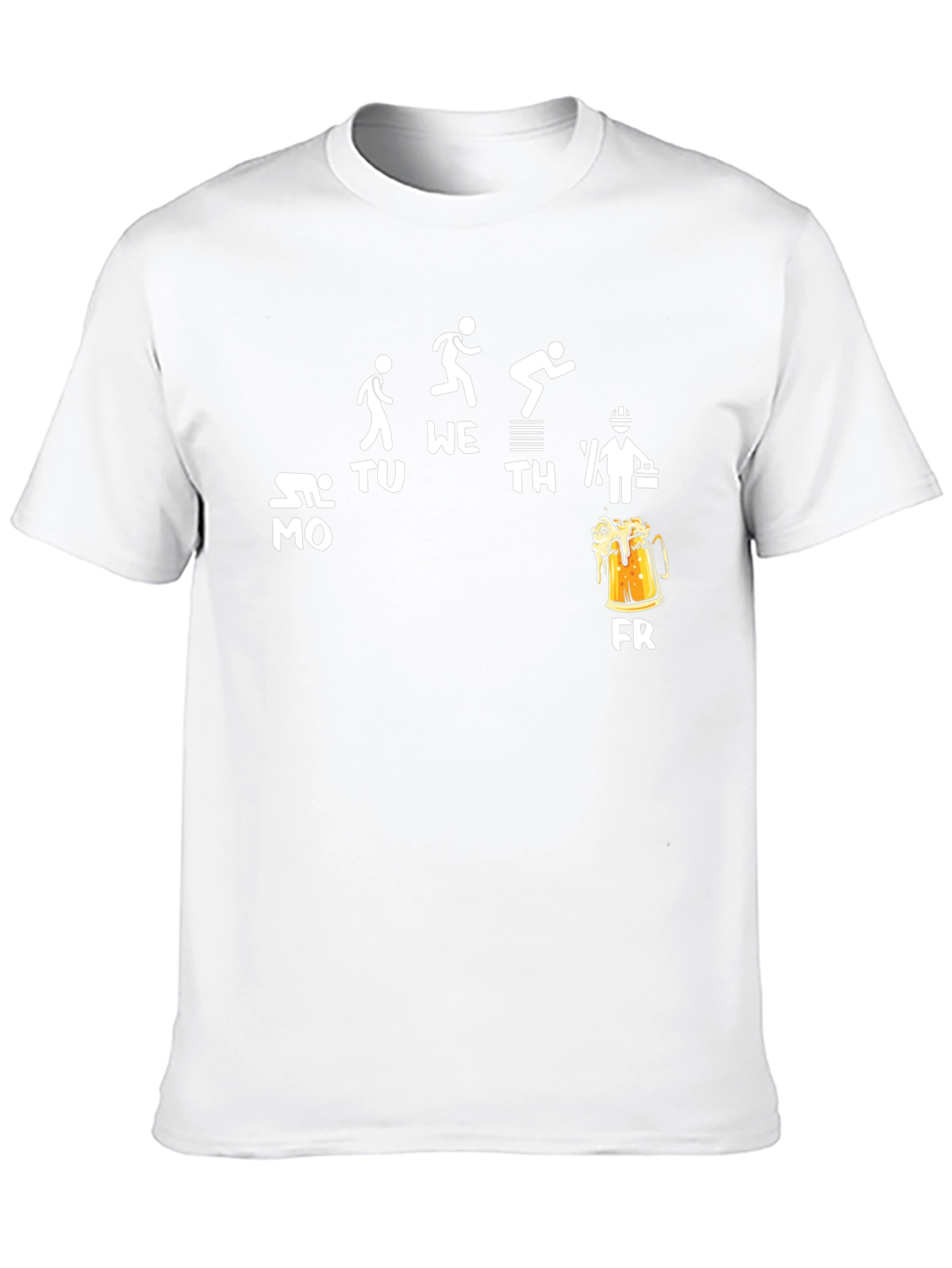 Funny Work Week Beer Friday Graphic T-Shirt