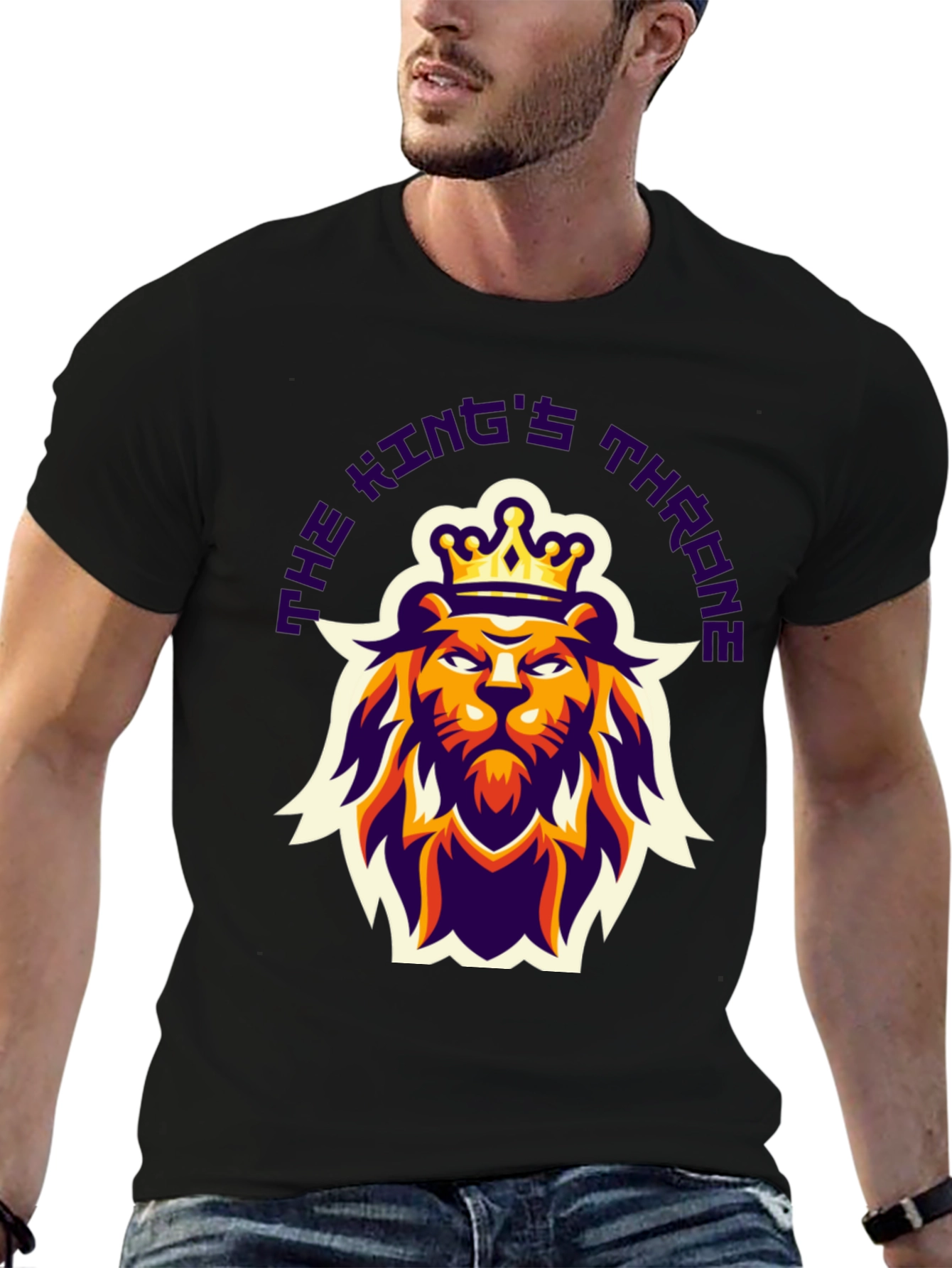 The Kings Throne Lion Graphic Tee