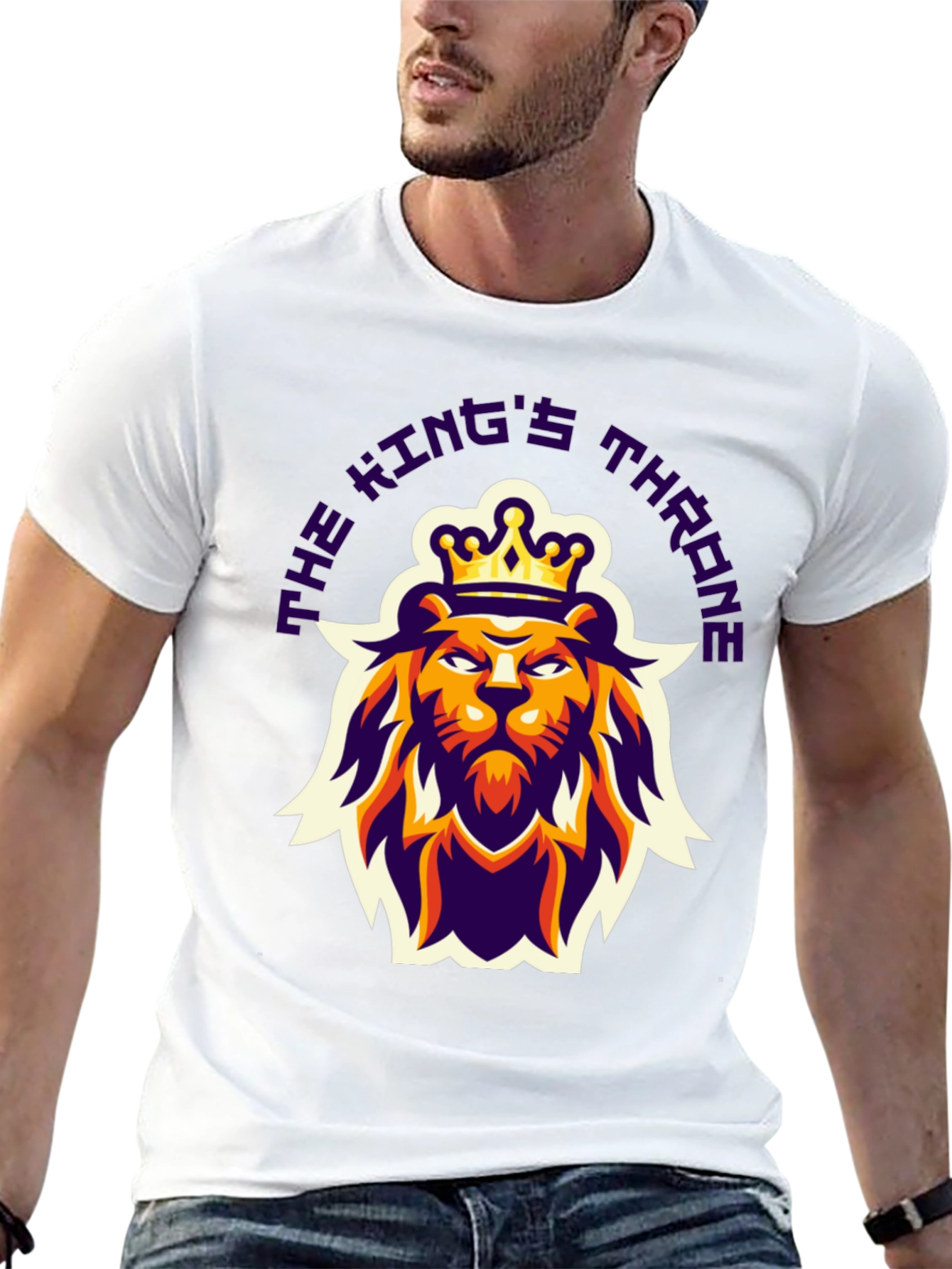 The Kings Throne Lion Graphic Tee