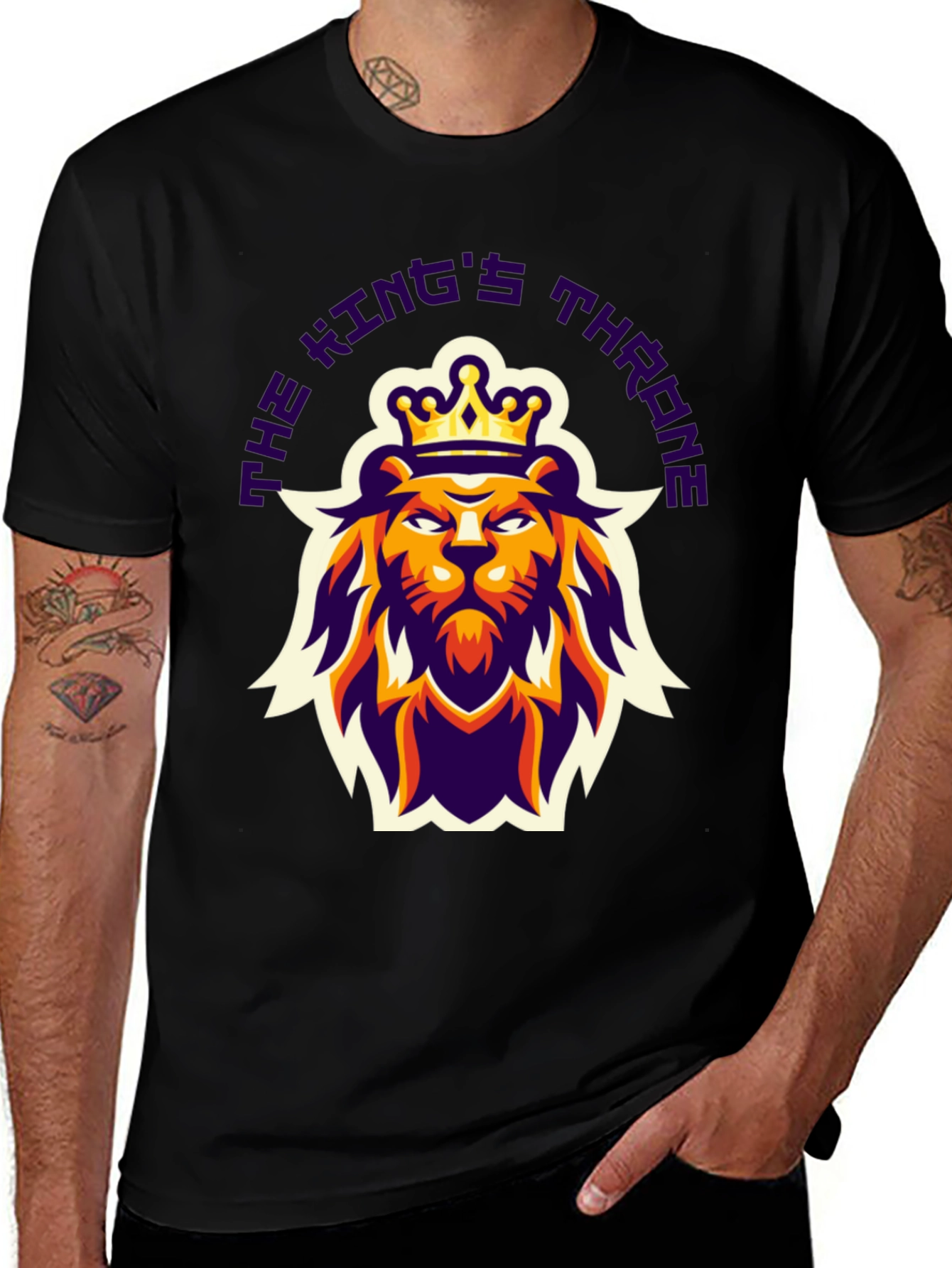The Kings Throne Lion Graphic Tee
