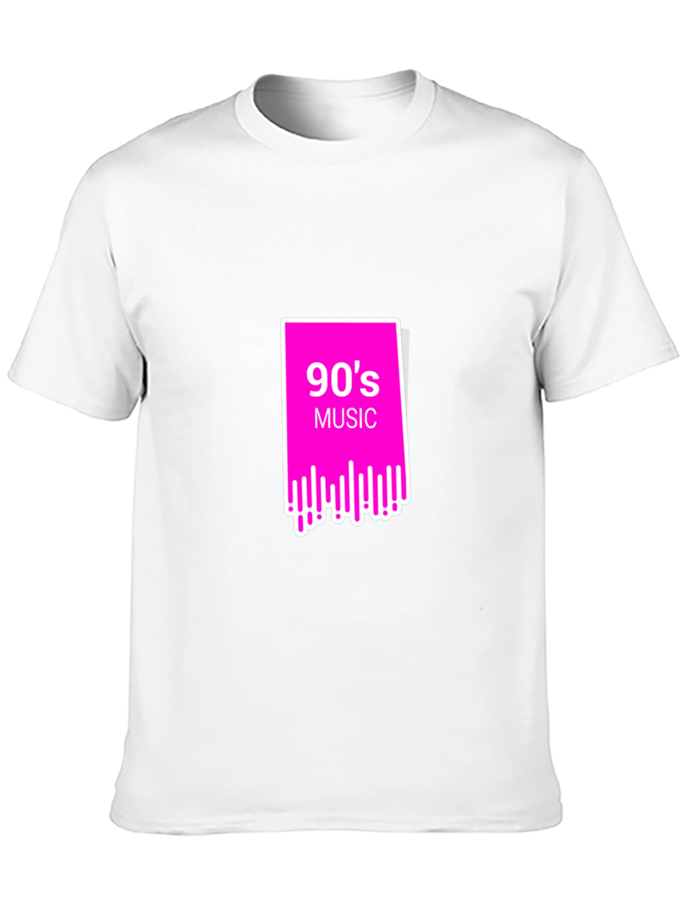 90s Music Graphic Tee - Retro Style Black T-Shirt