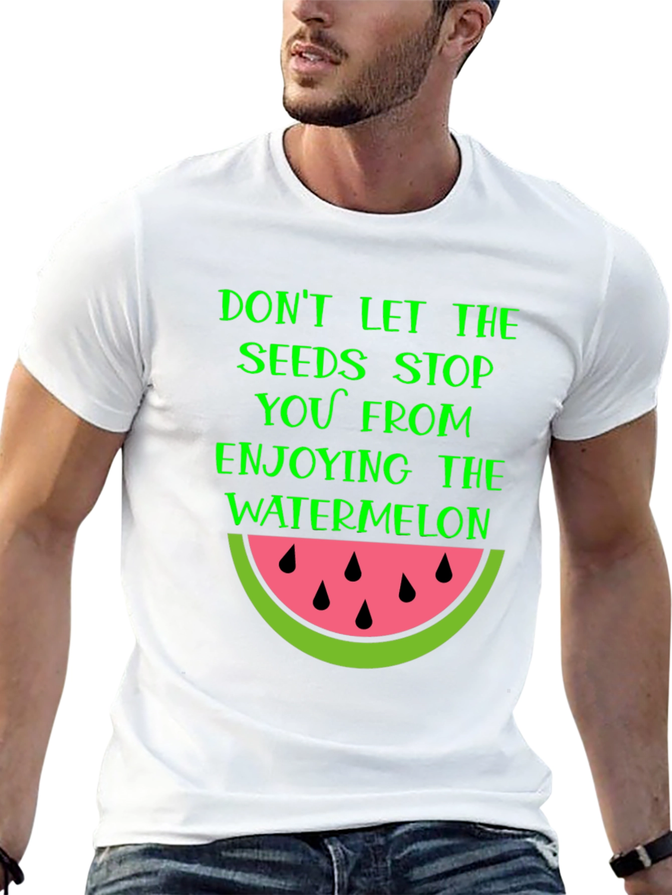 Watermelon Seeds Graphic T-Shirt - Enjoy the Fruit!