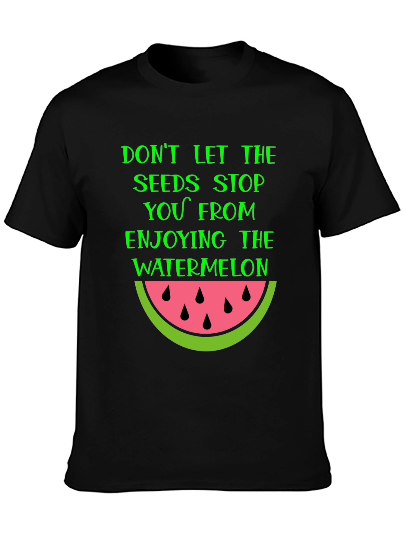 Watermelon Seeds Graphic T-Shirt - Enjoy the Fruit!