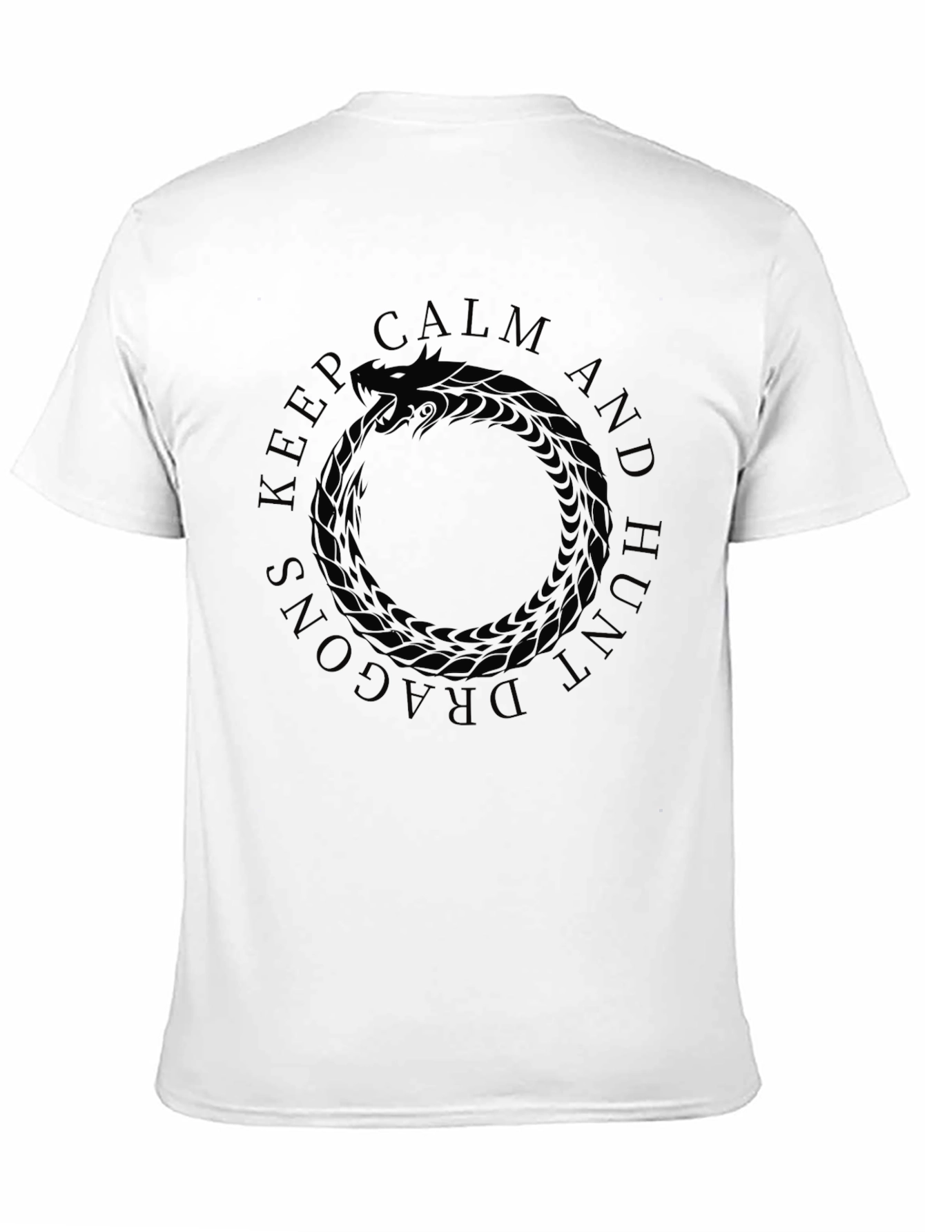 Keep Calm and Hunt Dragons Ouroboros T-Shirt
