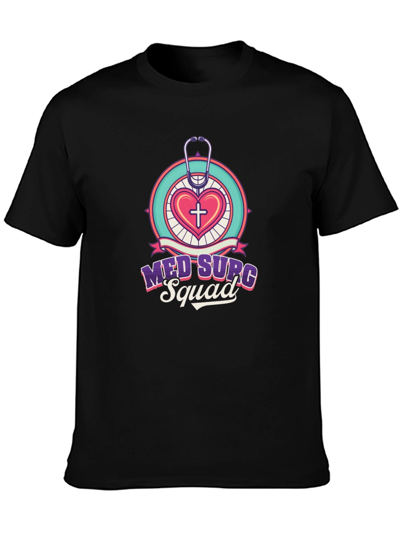 Med Surg Squad Black T-Shirt