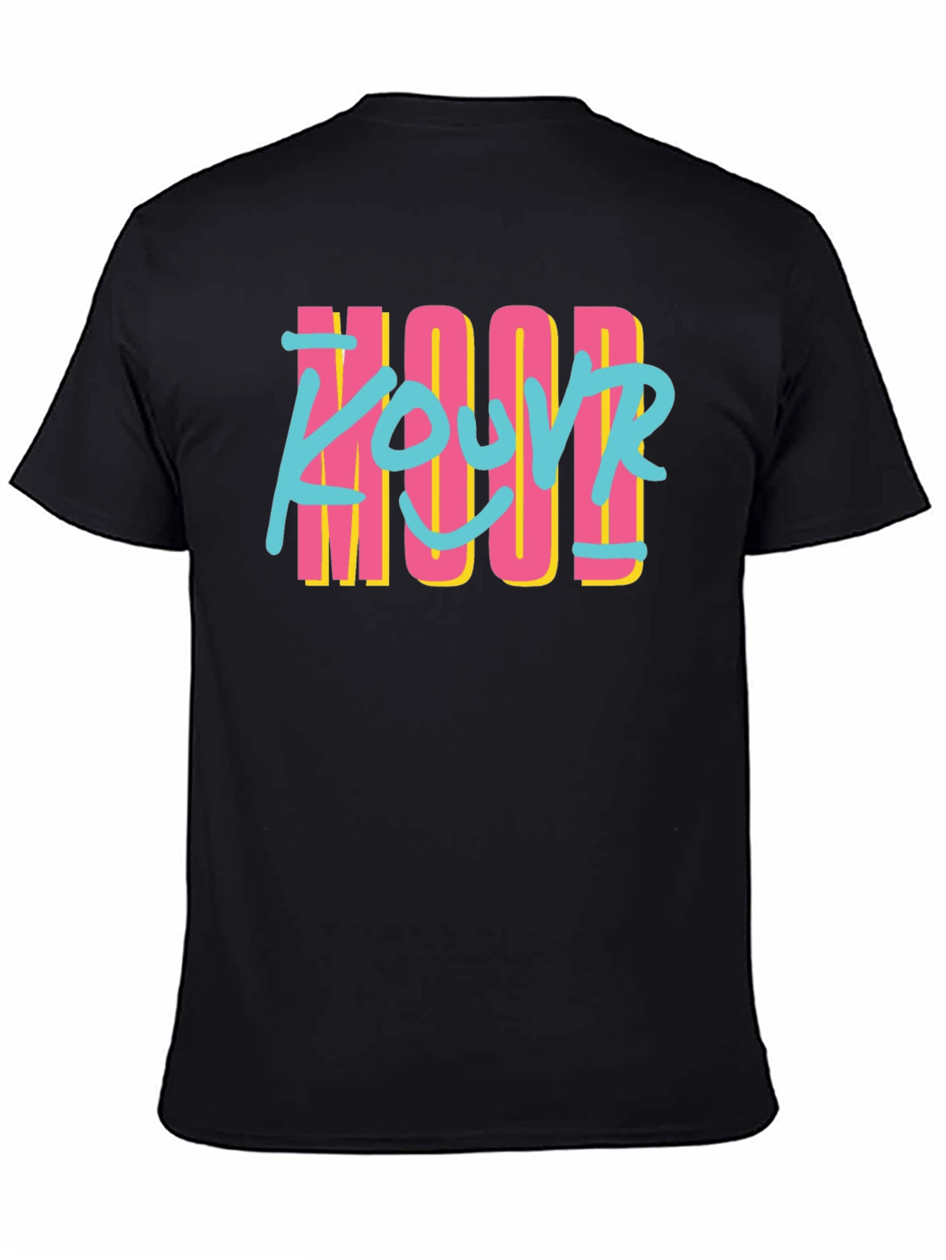Retro Style YOUR MOOD Black T-Shirt