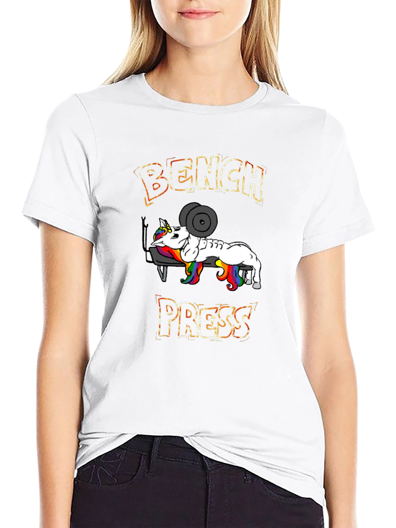Unicorn Bench Press T-Shirt