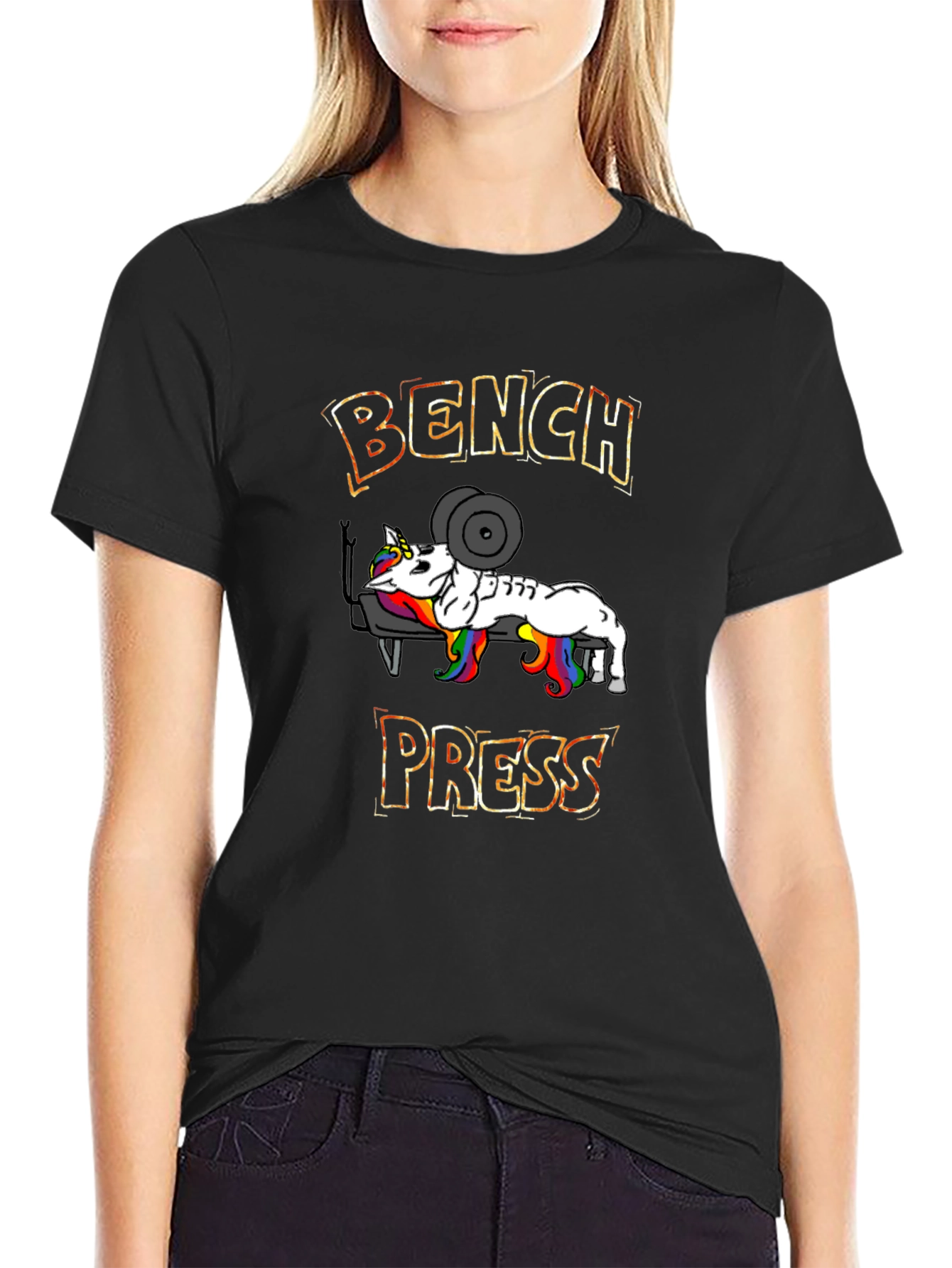 Unicorn Bench Press T-Shirt