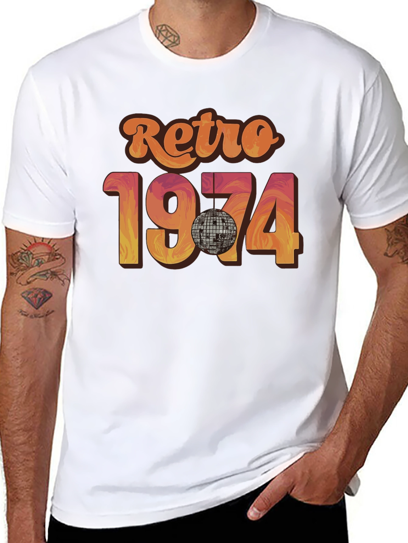 Retro 1974 Disco Ball T-Shirt
