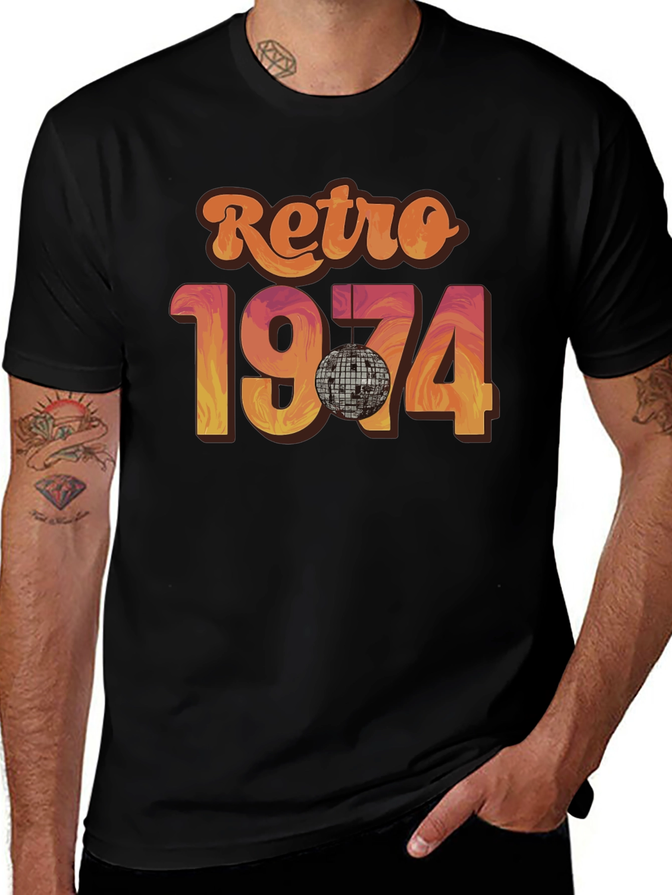 Retro 1974 Disco Ball T-Shirt