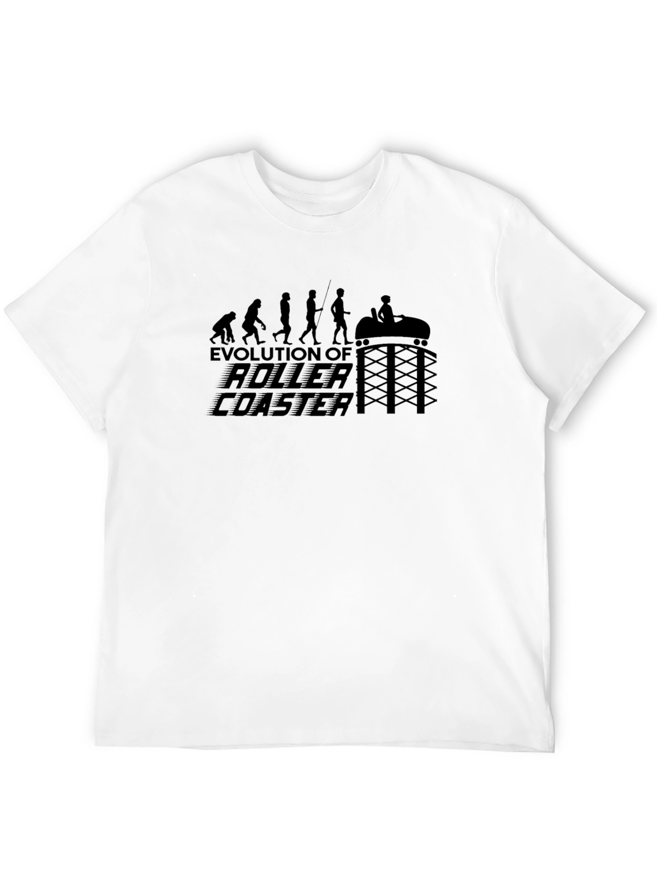 Evolution of Roller Coaster T-Shirt
