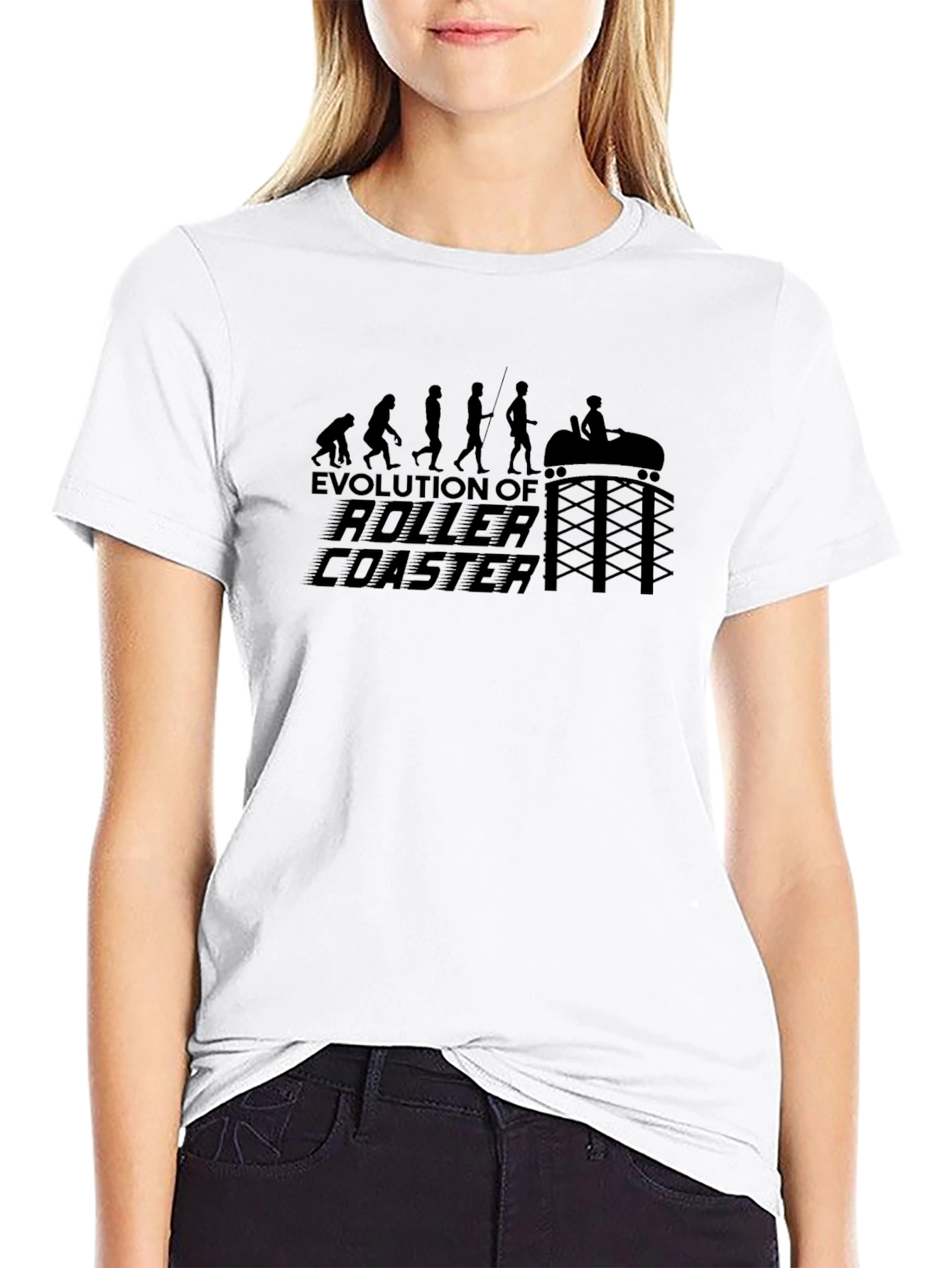Evolution of Roller Coaster T-Shirt