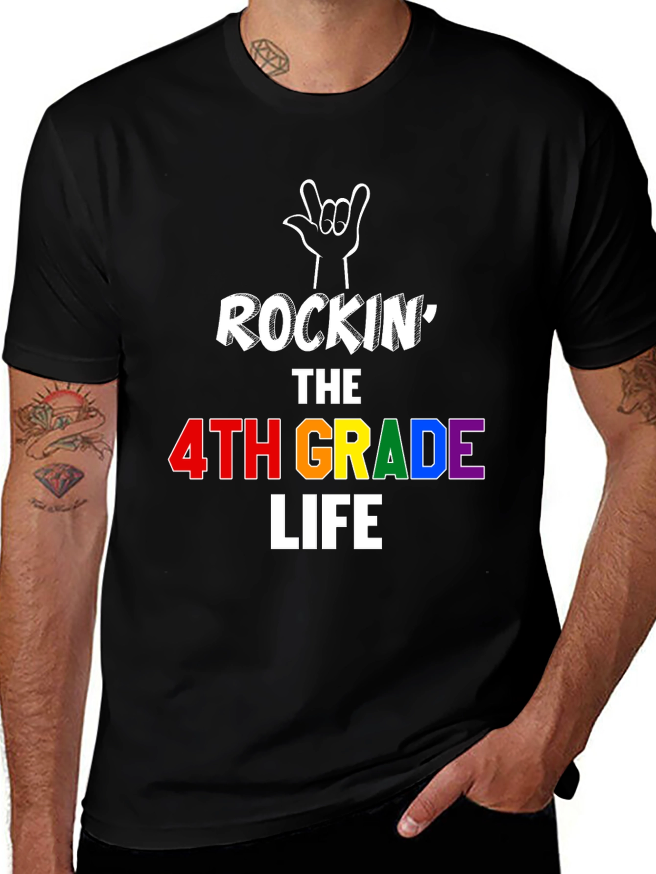 Rockin the 4th Grade Life T-Shirt