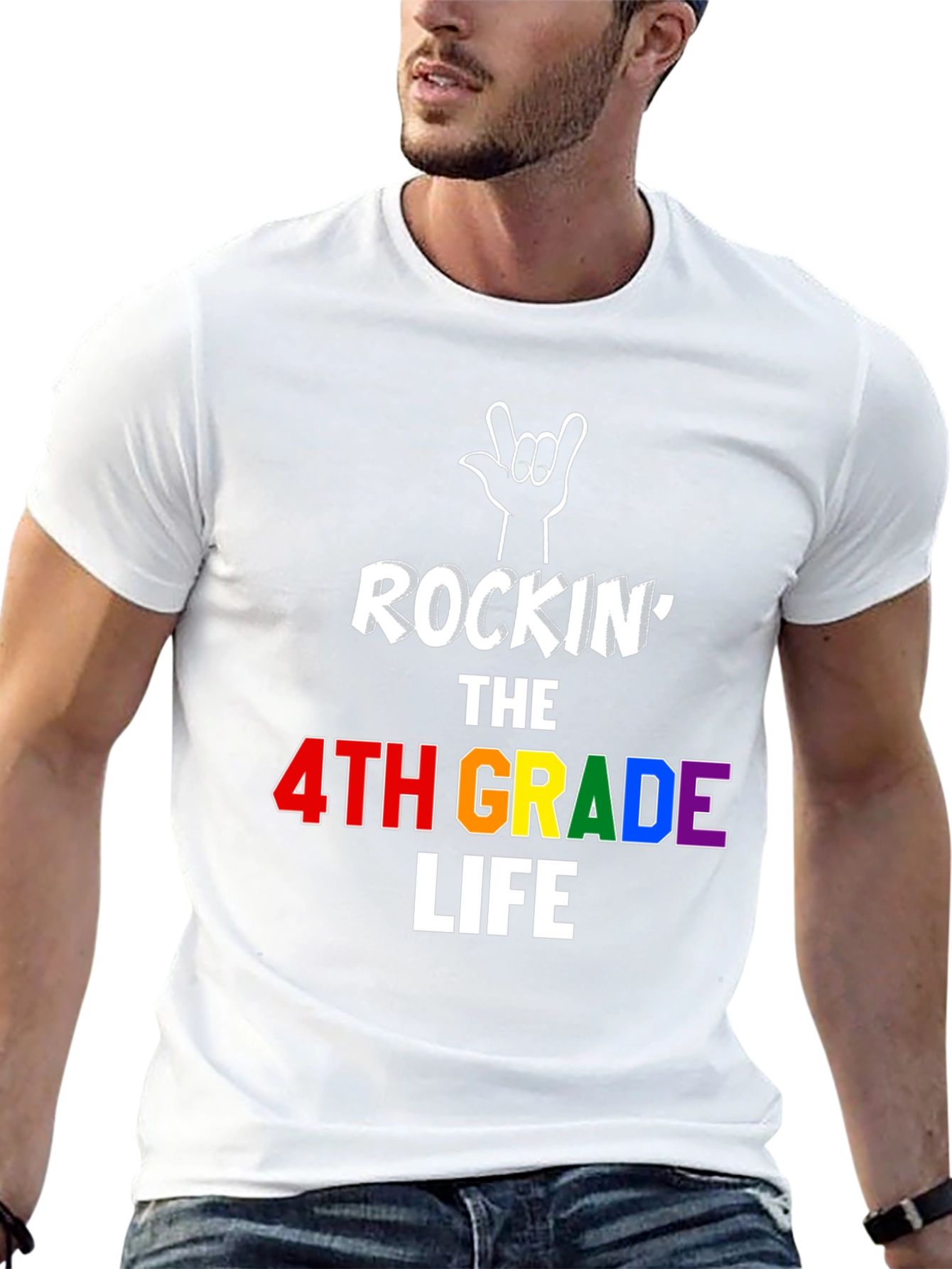Rockin the 4th Grade Life T-Shirt