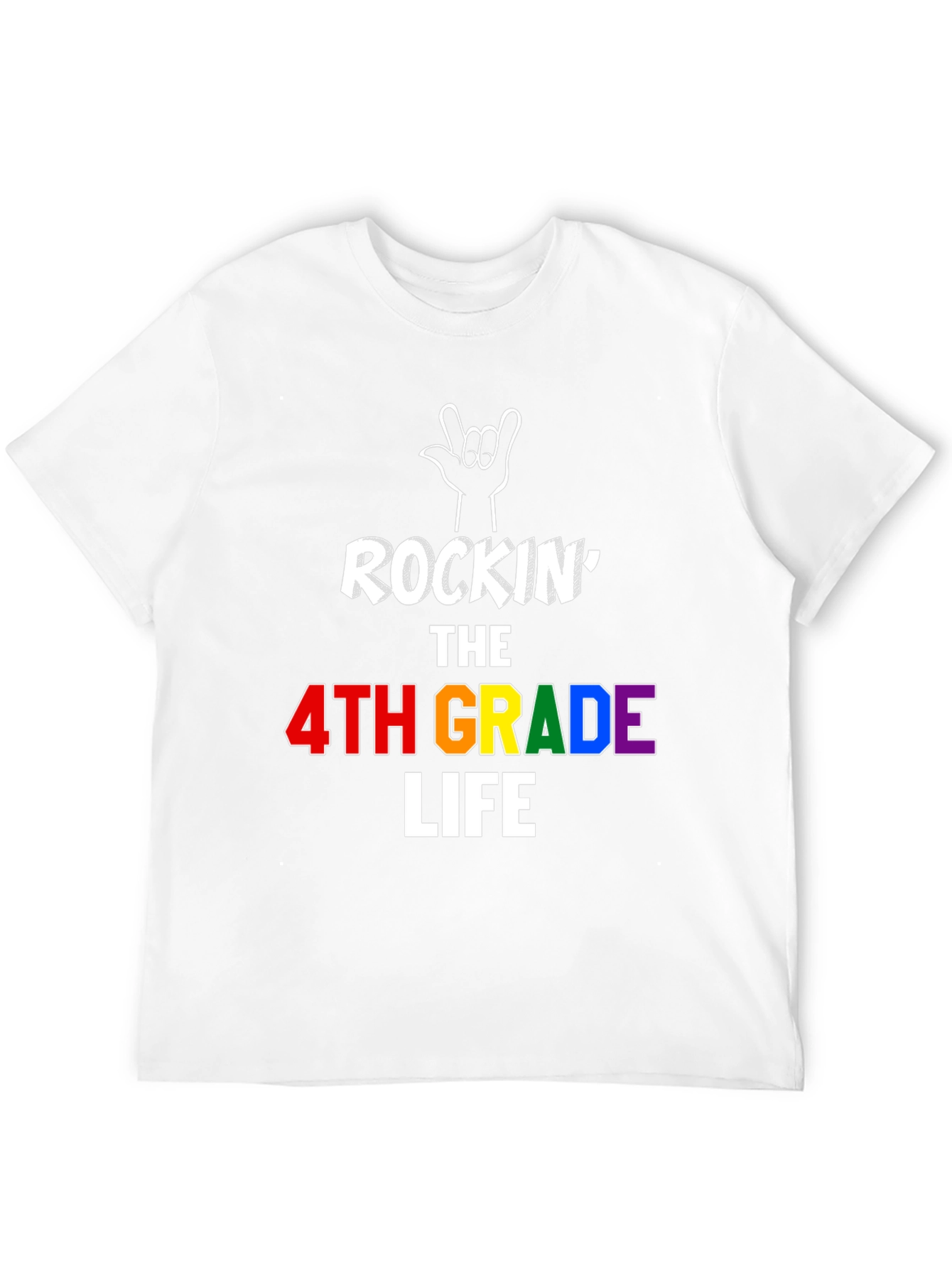 Rockin the 4th Grade Life T-Shirt