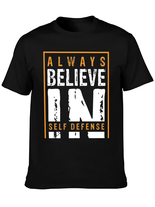 Believe in Self Defense Graphic Tee