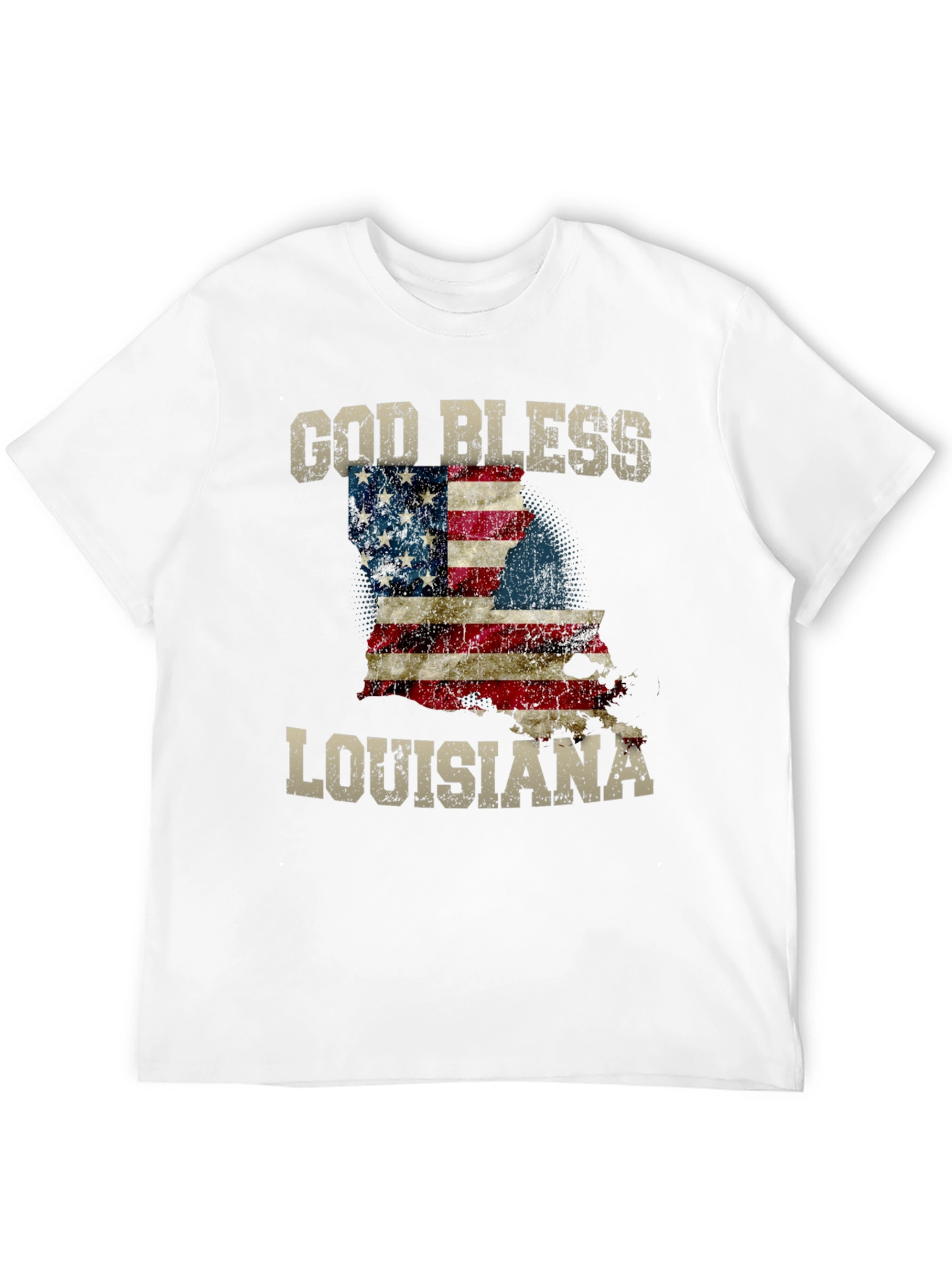 God Bless Louisiana Graphic T-Shirt