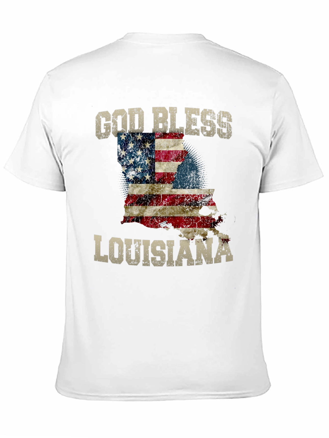 God Bless Louisiana Graphic T-Shirt