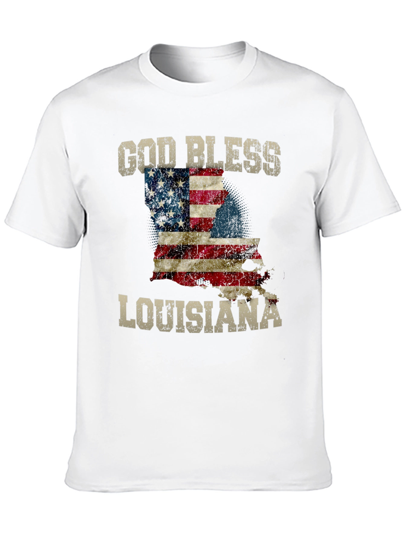 God Bless Louisiana Graphic T-Shirt