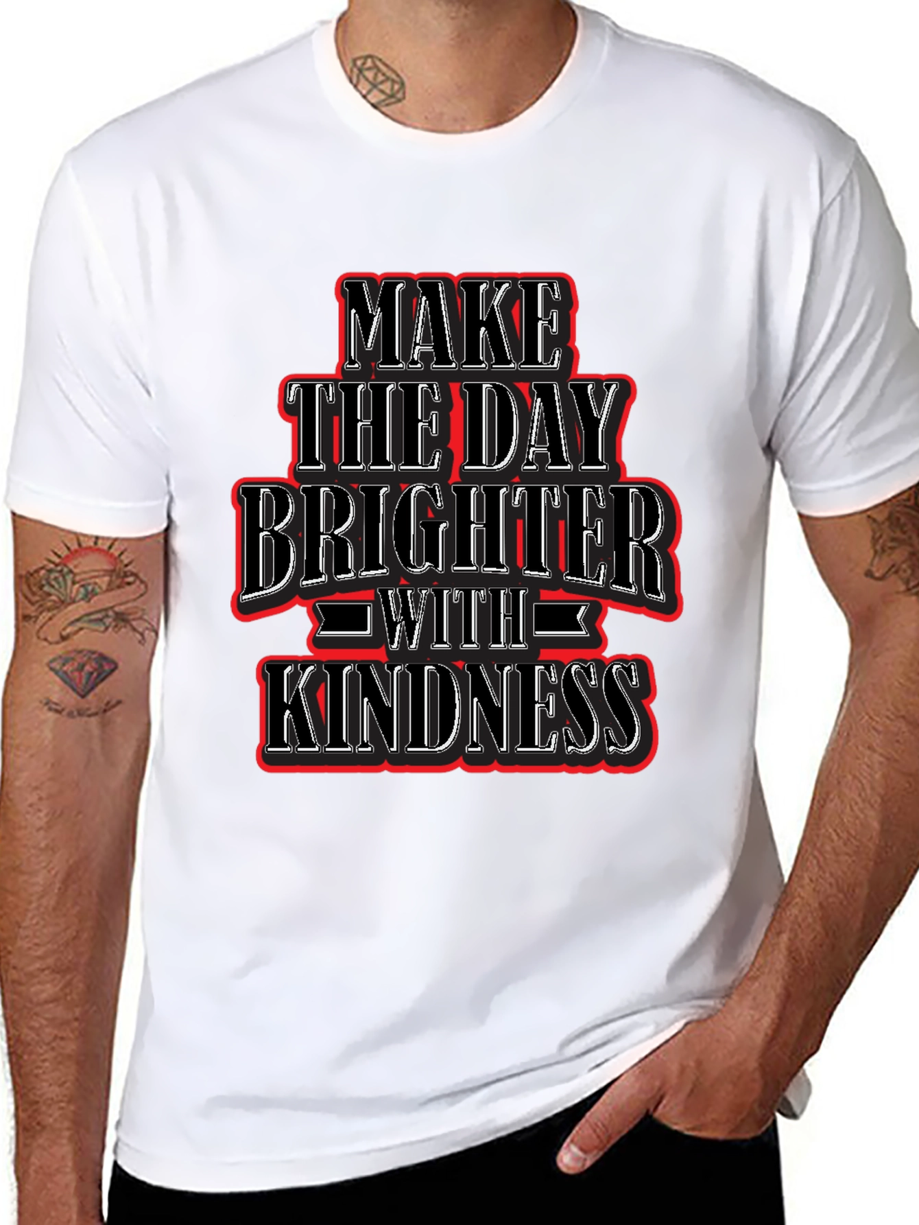 Kindness Graphic Tee - Black T-Shirt