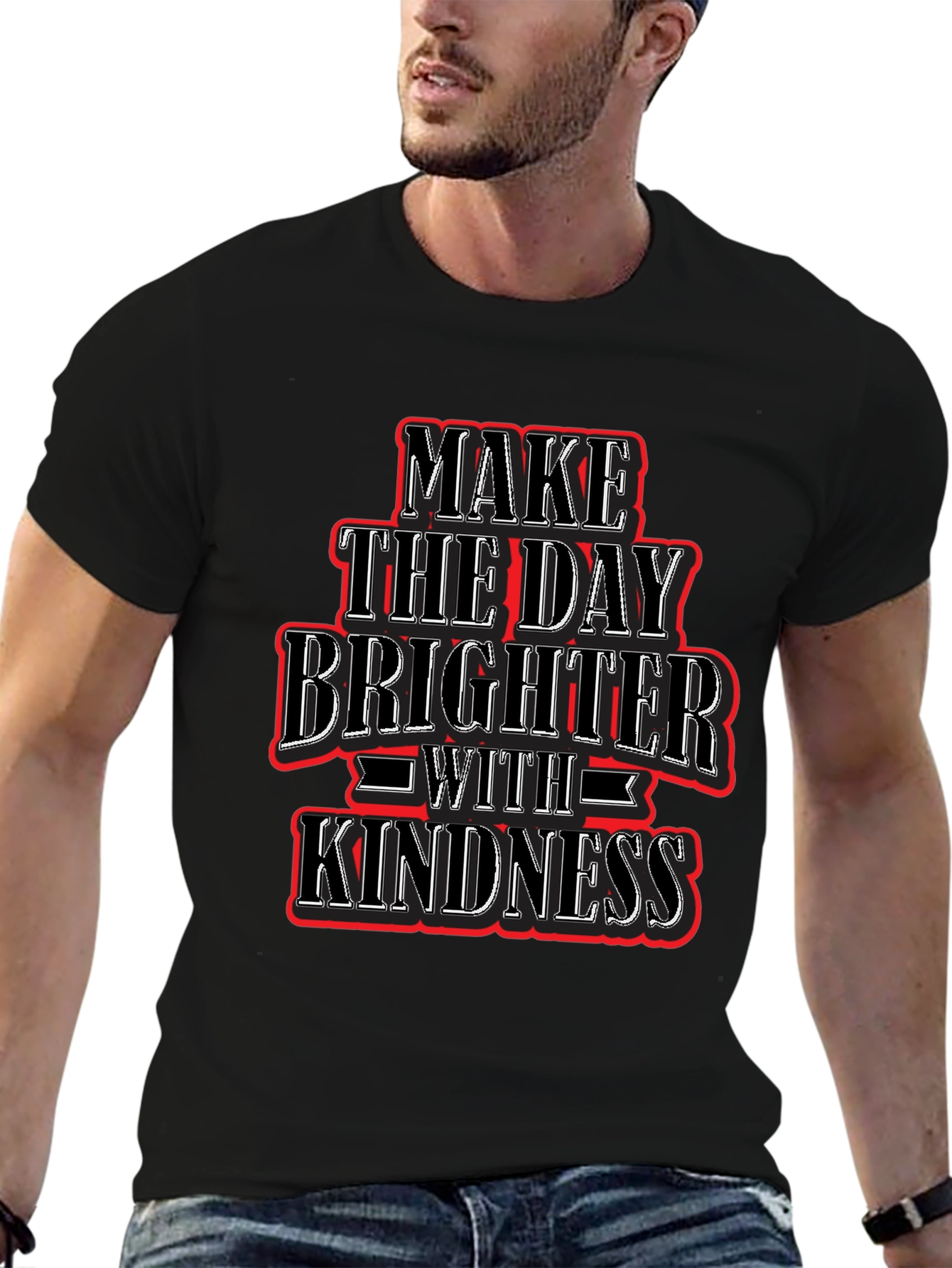 Kindness Graphic Tee - Black T-Shirt