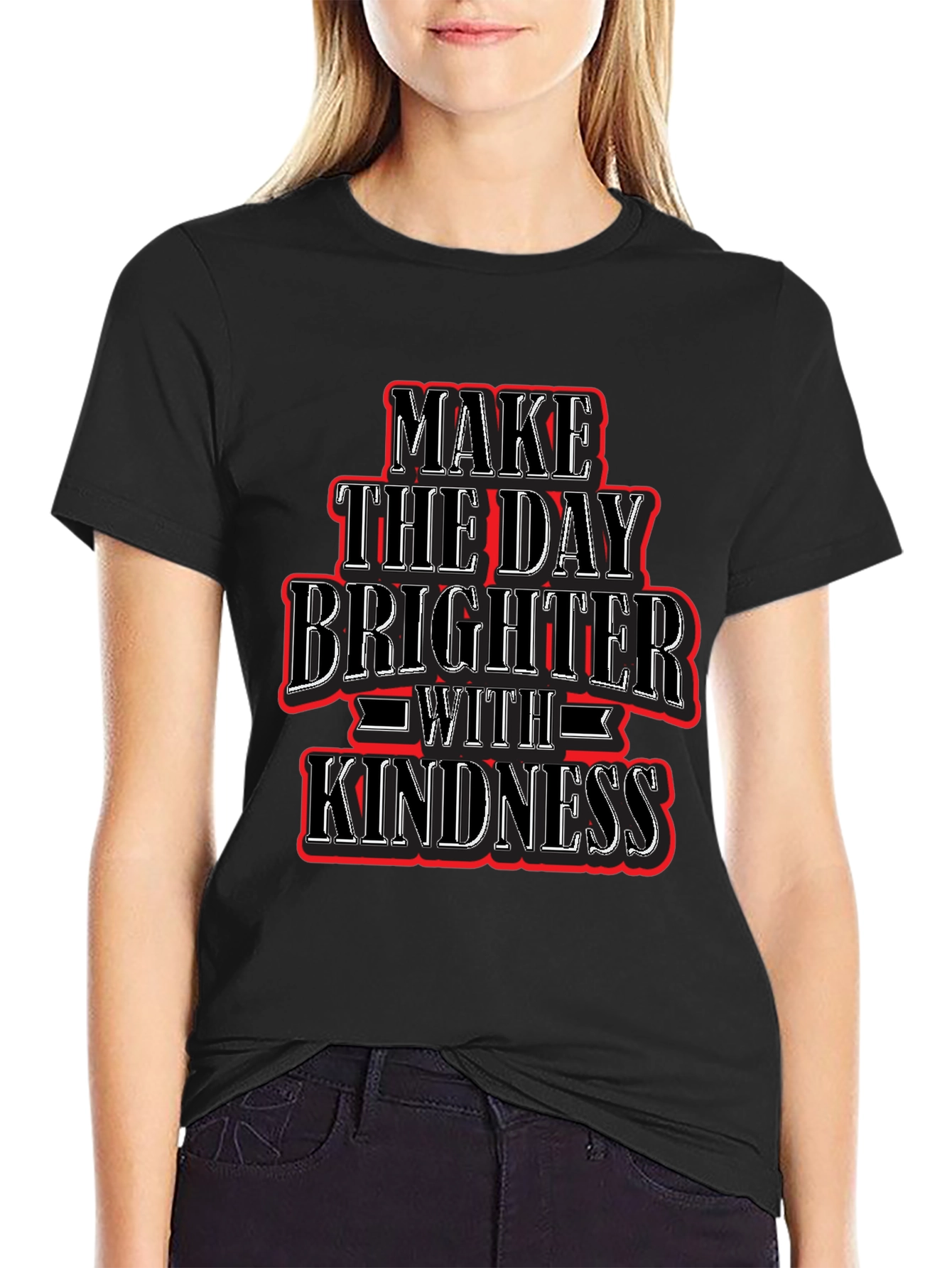 Kindness Graphic Tee - Black T-Shirt