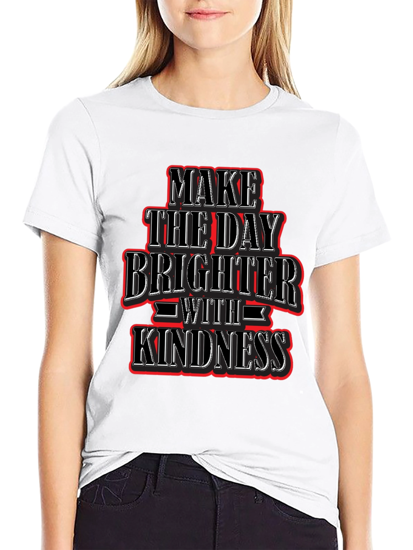 Kindness Graphic Tee - Black T-Shirt
