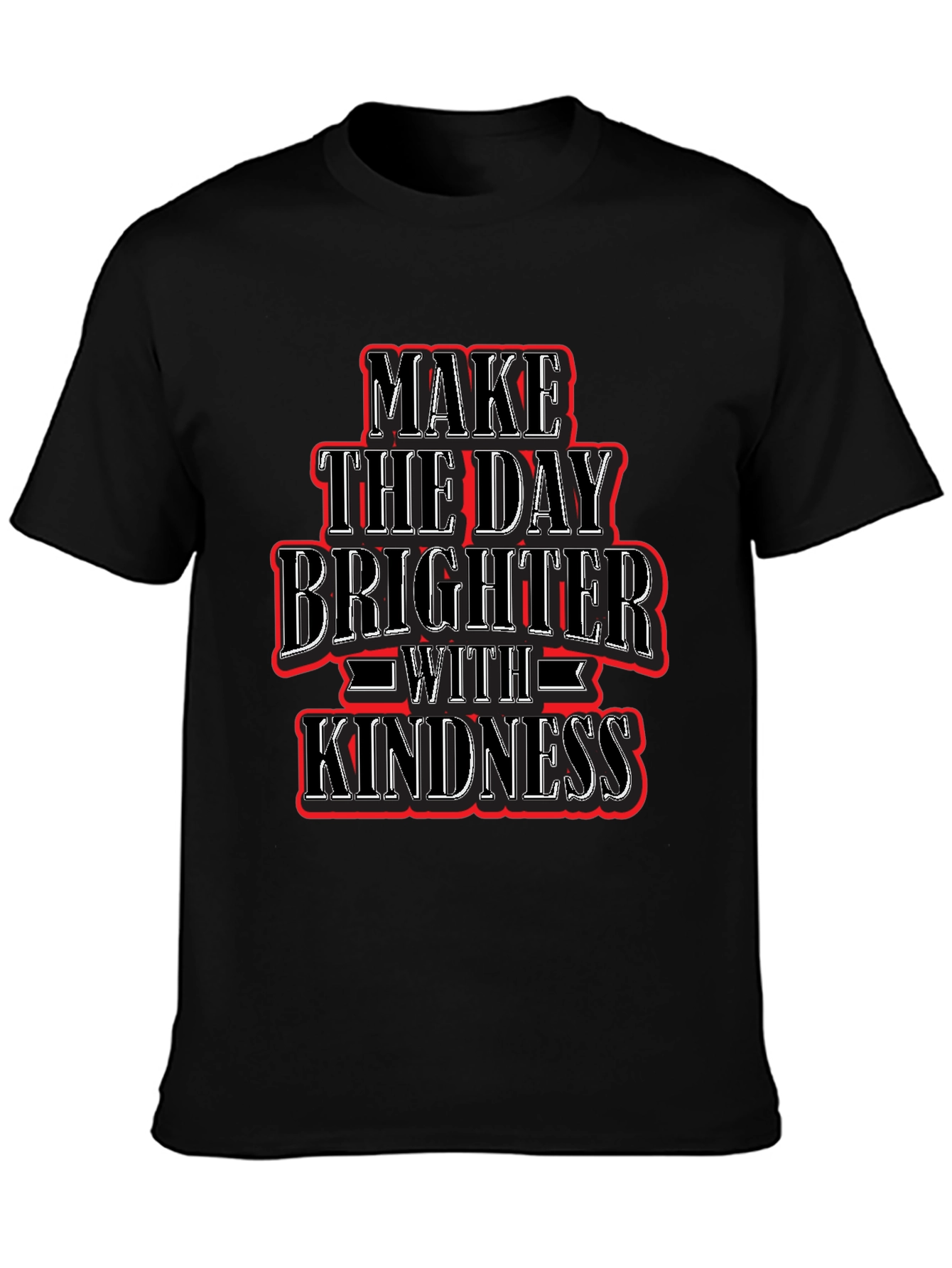 Kindness Graphic Tee - Black T-Shirt