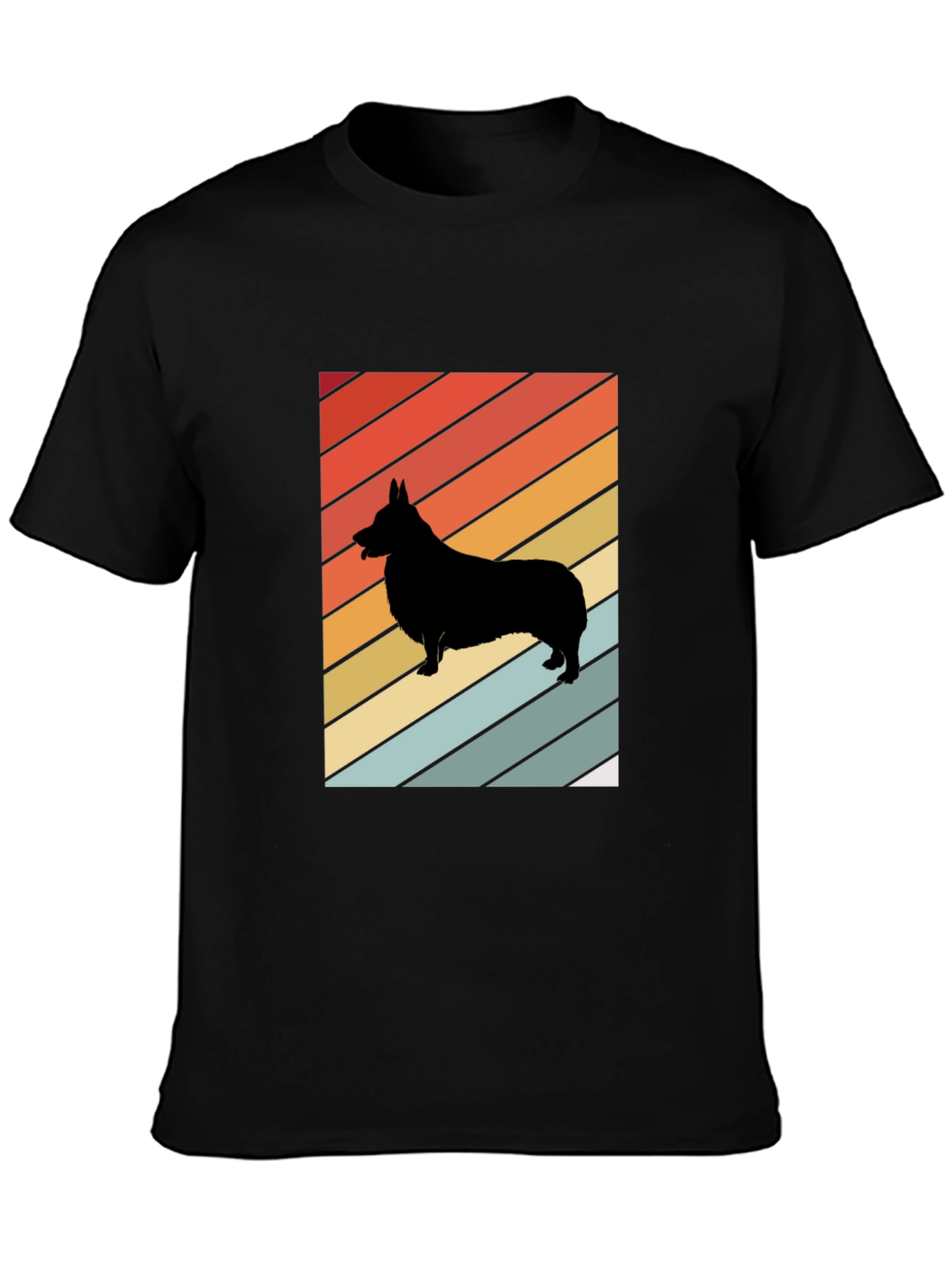 Retro Corgi Silhouette T-Shirt