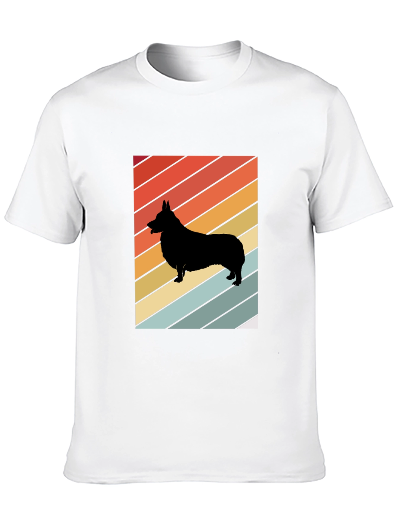 Retro Corgi Silhouette T-Shirt